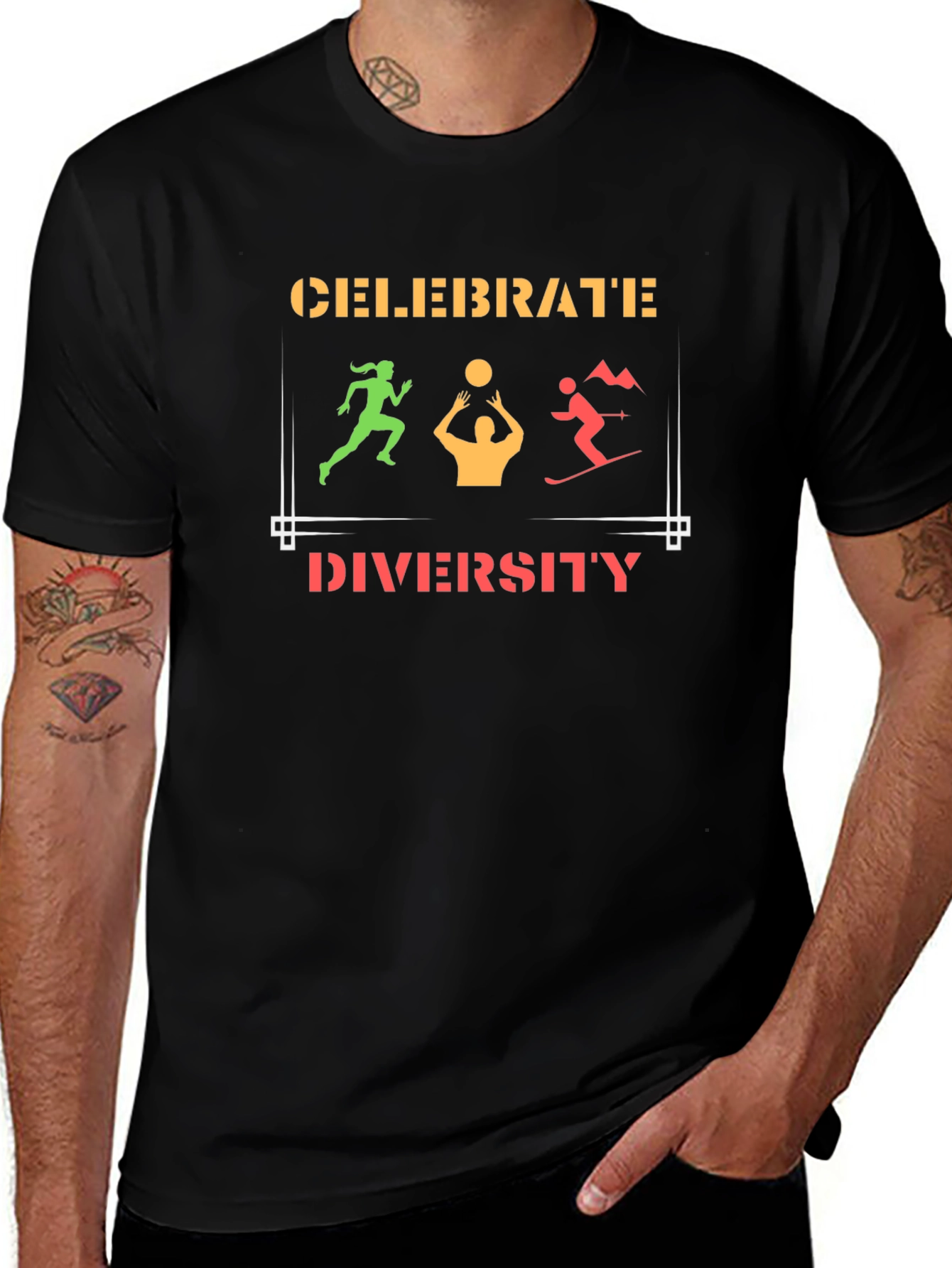 Celebrate Diversity Graphic T-Shirt