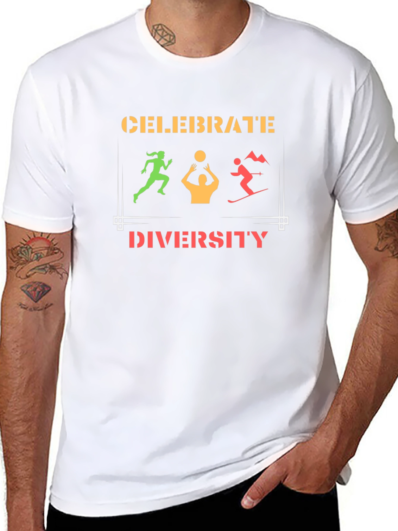 Celebrate Diversity Graphic T-Shirt