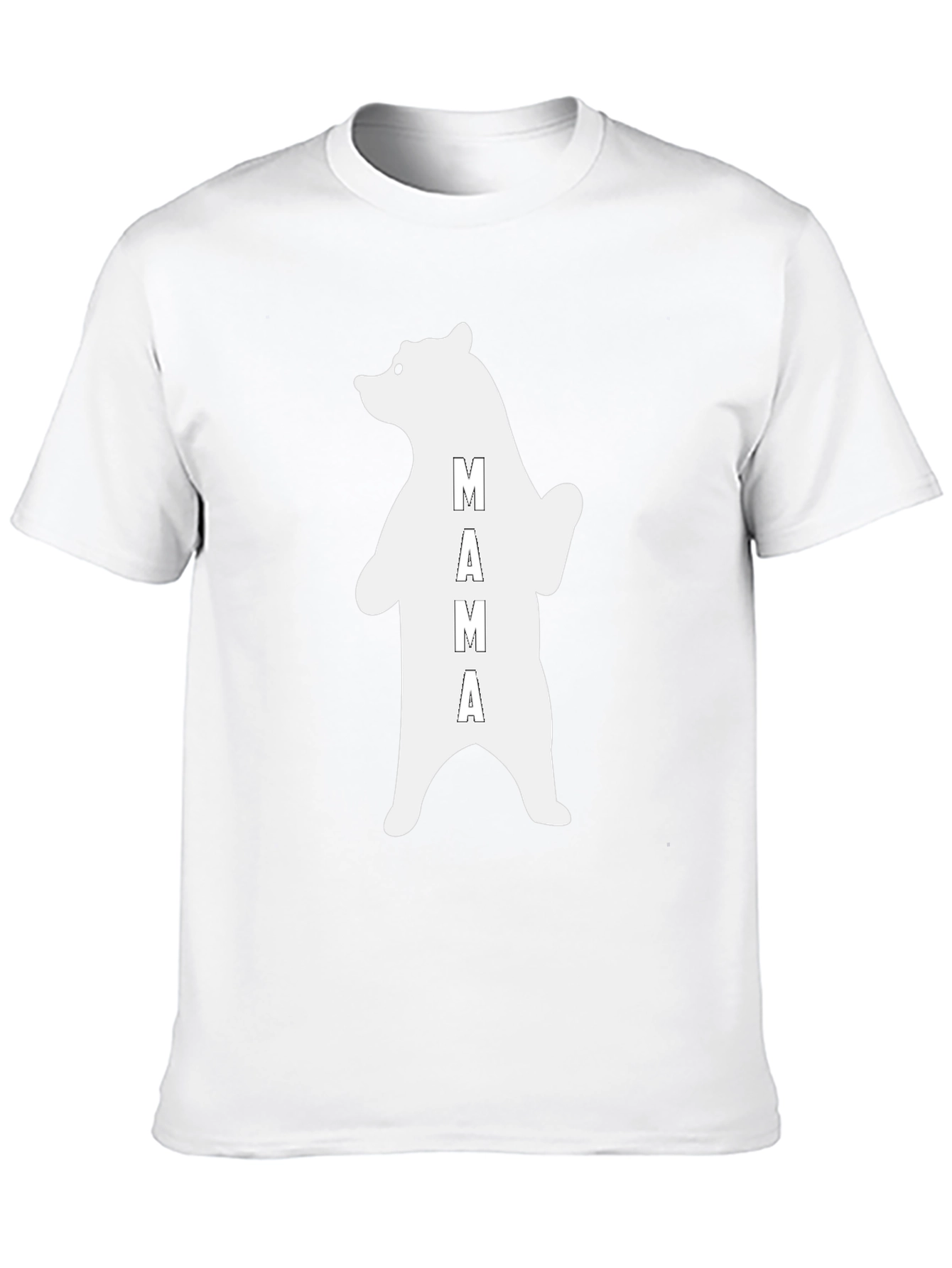 Mama Bear Graphic T-Shirt - Black