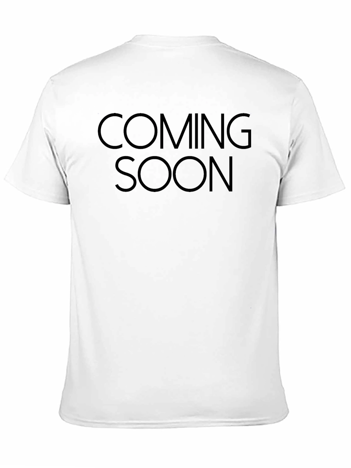 Coming Soon Mens Black Graphic Tee