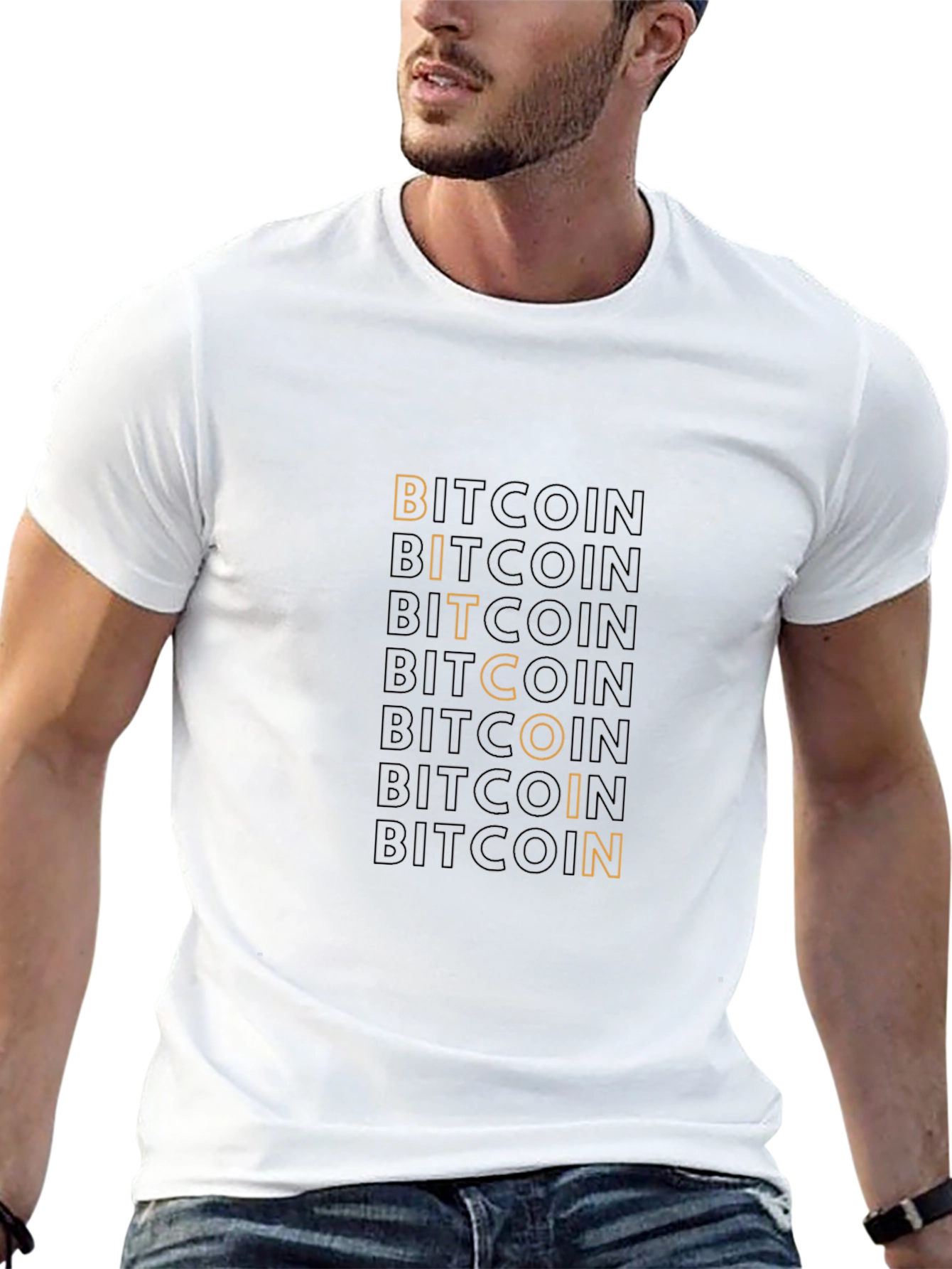 Bitcoin Graphic Tee - Black Crypto T-Shirt