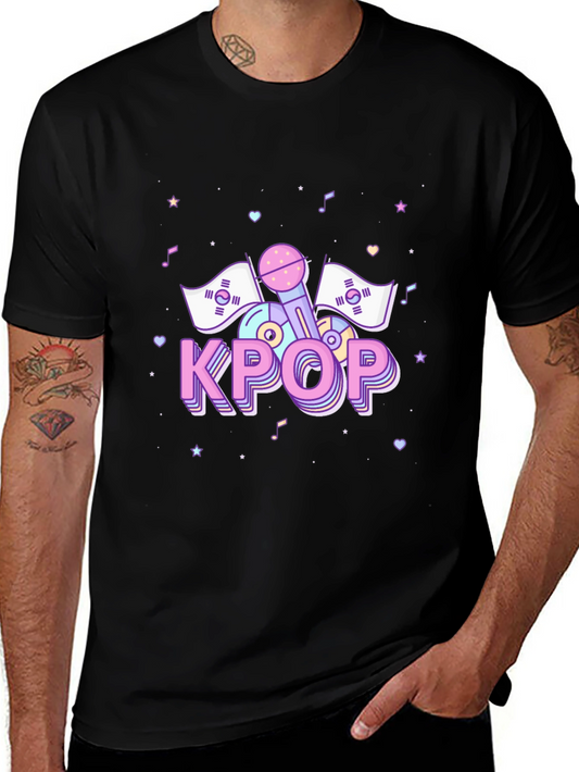 KPOP Graphic T-Shirt - Music Lover Tee