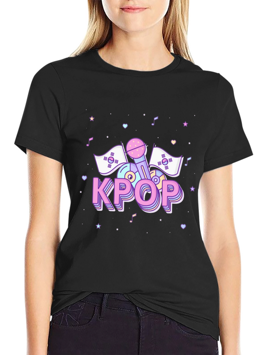KPOP Graphic T-Shirt - Music Lover Tee