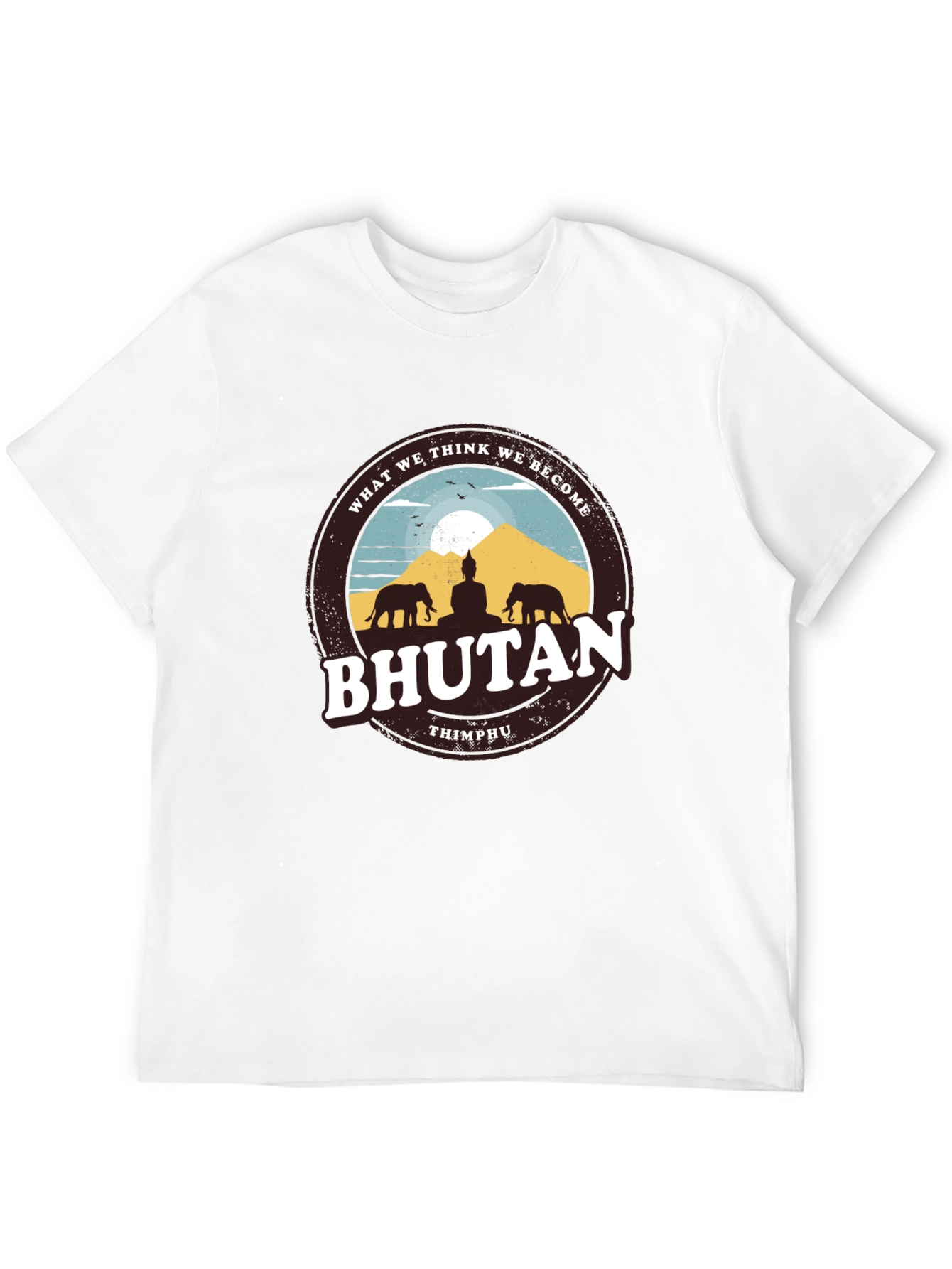 Bhutan Graphic Tee - Thimphu Souvenir T-Shirt