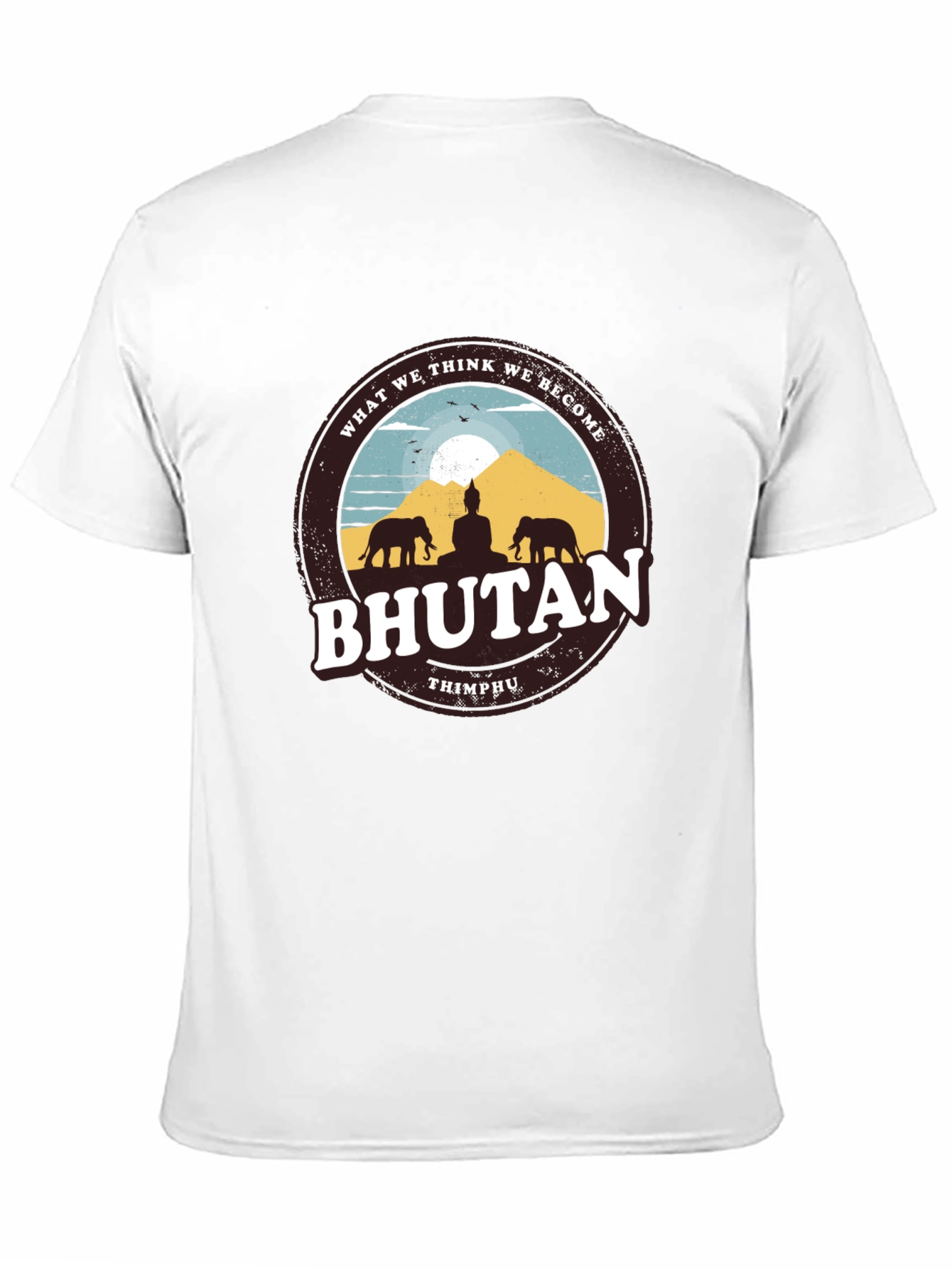 Bhutan Graphic Tee - Thimphu Souvenir T-Shirt