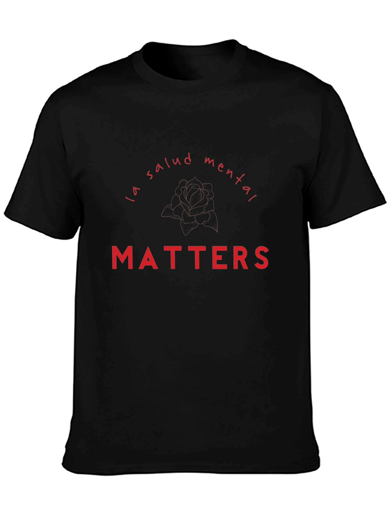 Mental Health Matters Tee - Black Short Sleeve
