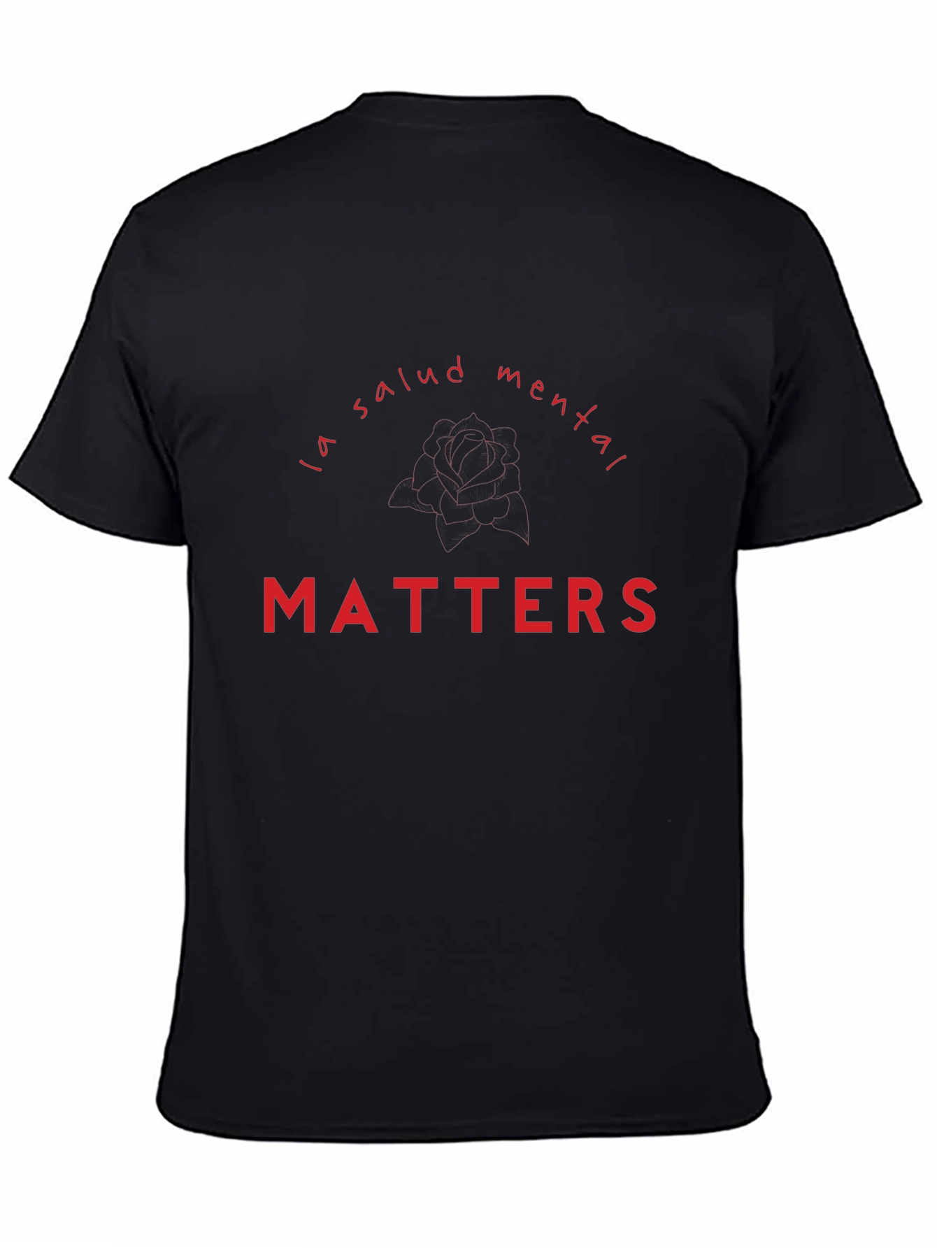 Mental Health Matters Tee - Black Short Sleeve