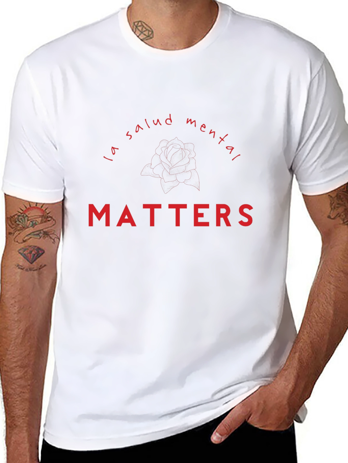 Mental Health Matters Tee - Black Short Sleeve
