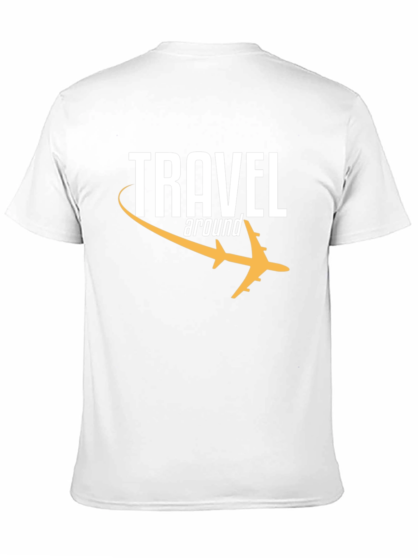 Travel Around Graphic Tee - Black