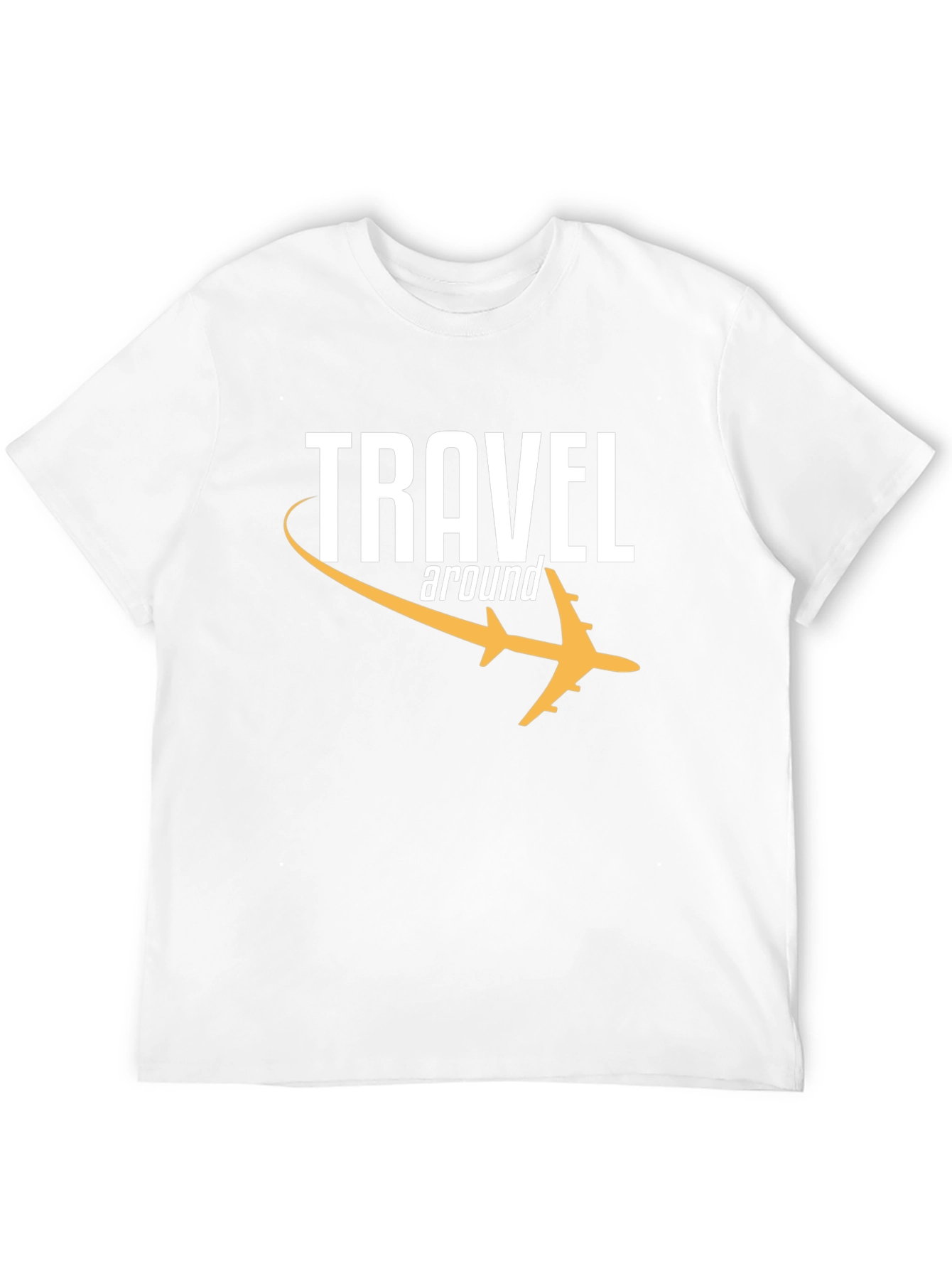 Travel Around Graphic Tee - Black