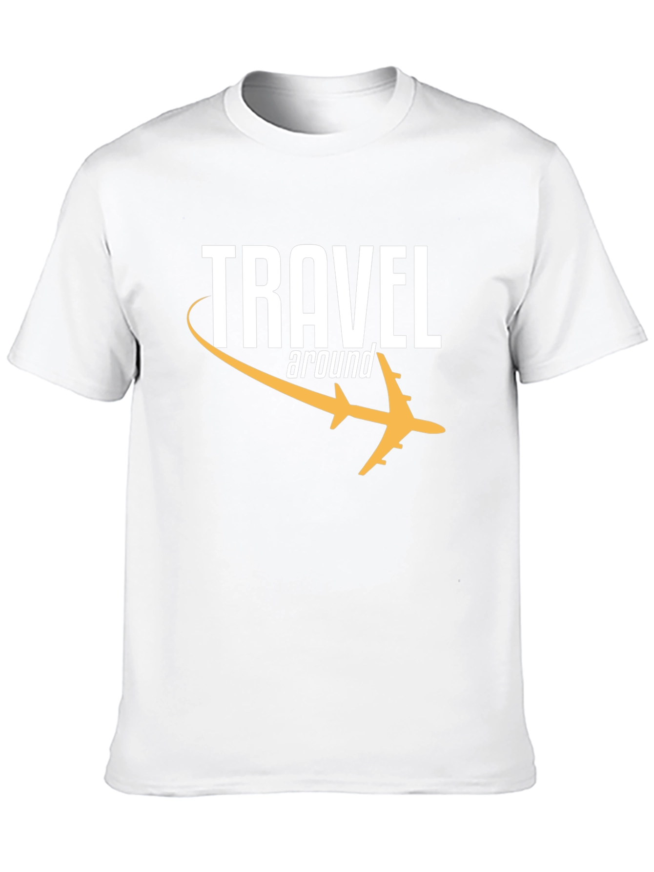 Travel Around Graphic Tee - Black