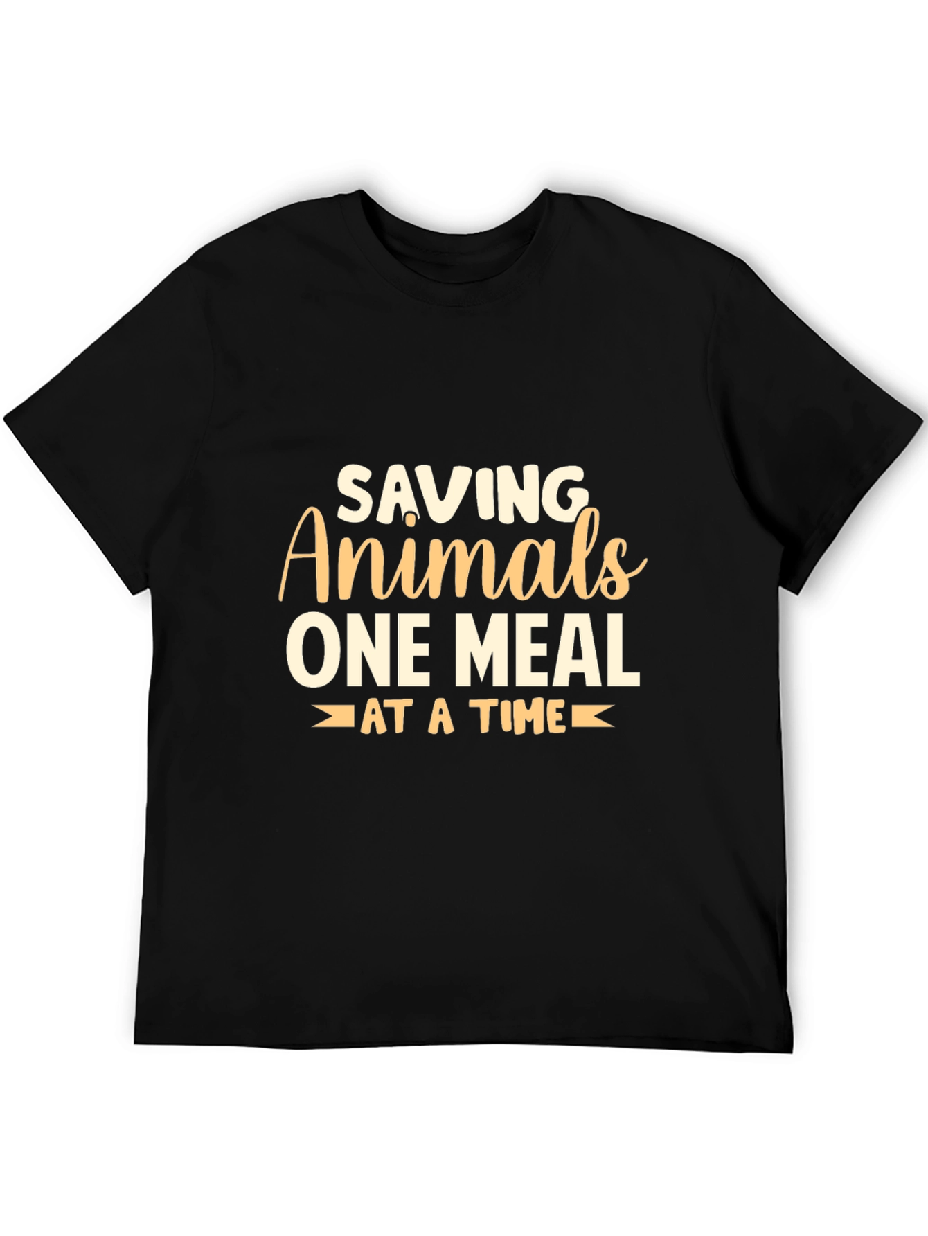 Saving Animals Graphic Tee - Vegan Message Shirt
