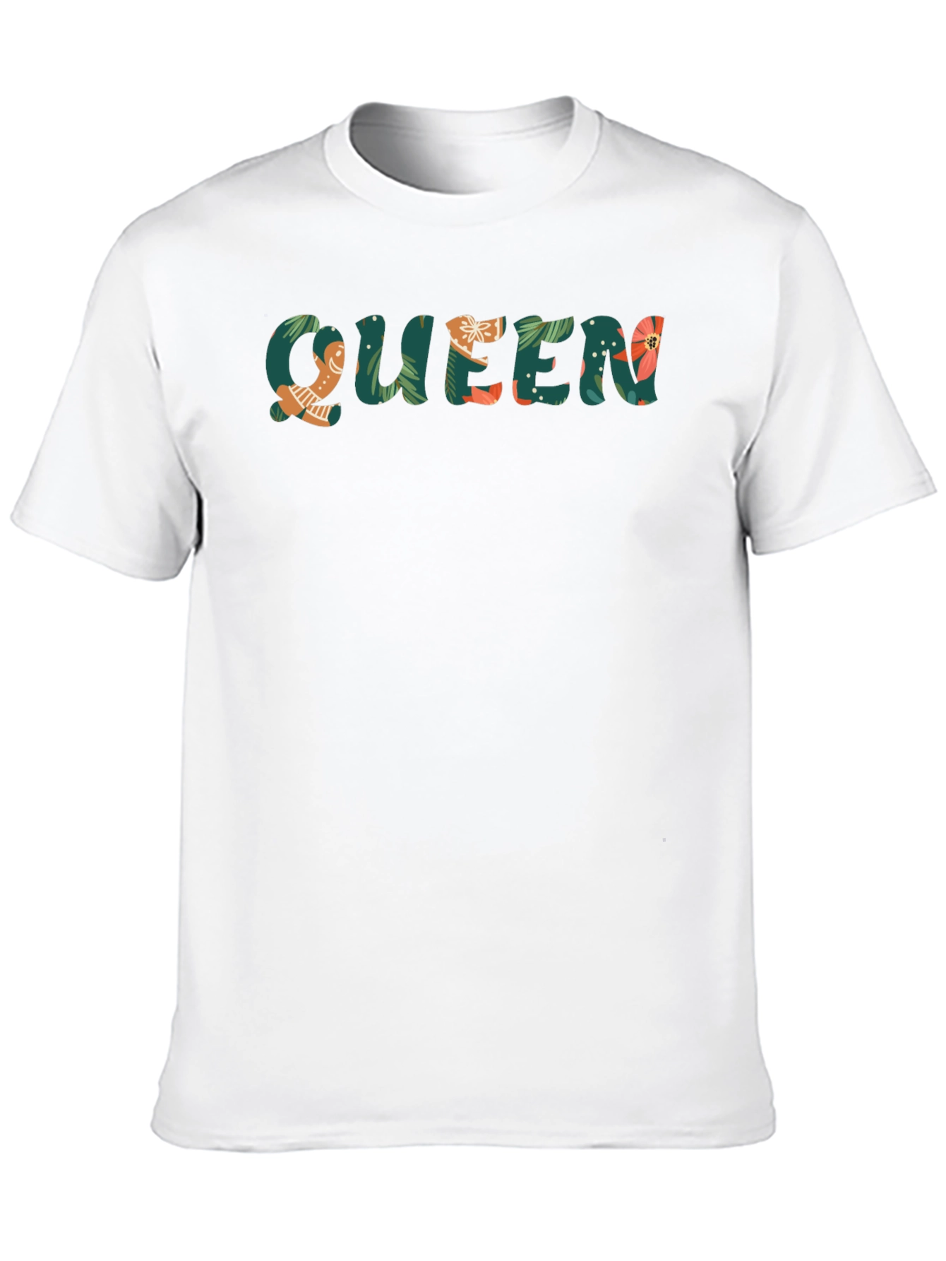 Tropical Queen Black T-Shirt