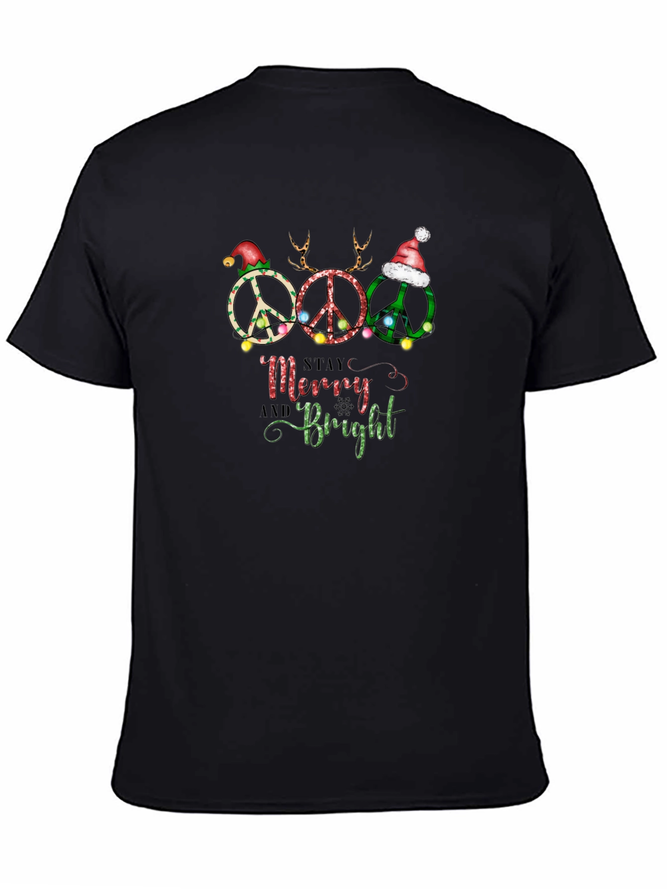 Peace Sign Christmas T-Shirt