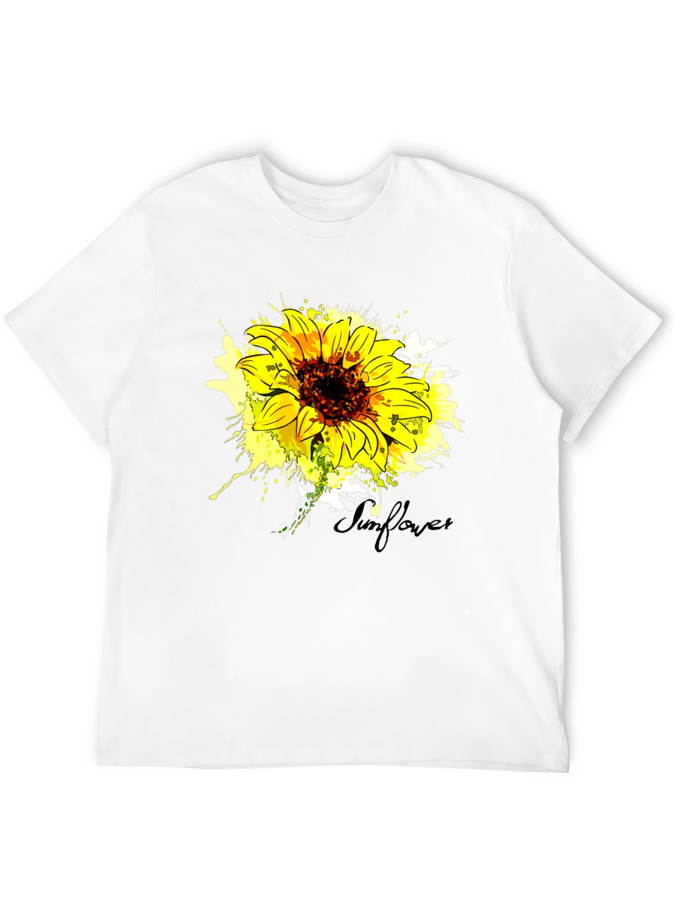 Sunflower Watercolor Graphic Tee