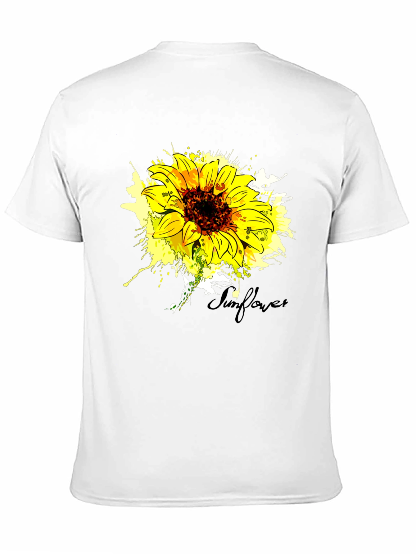 Sunflower Watercolor Graphic Tee
