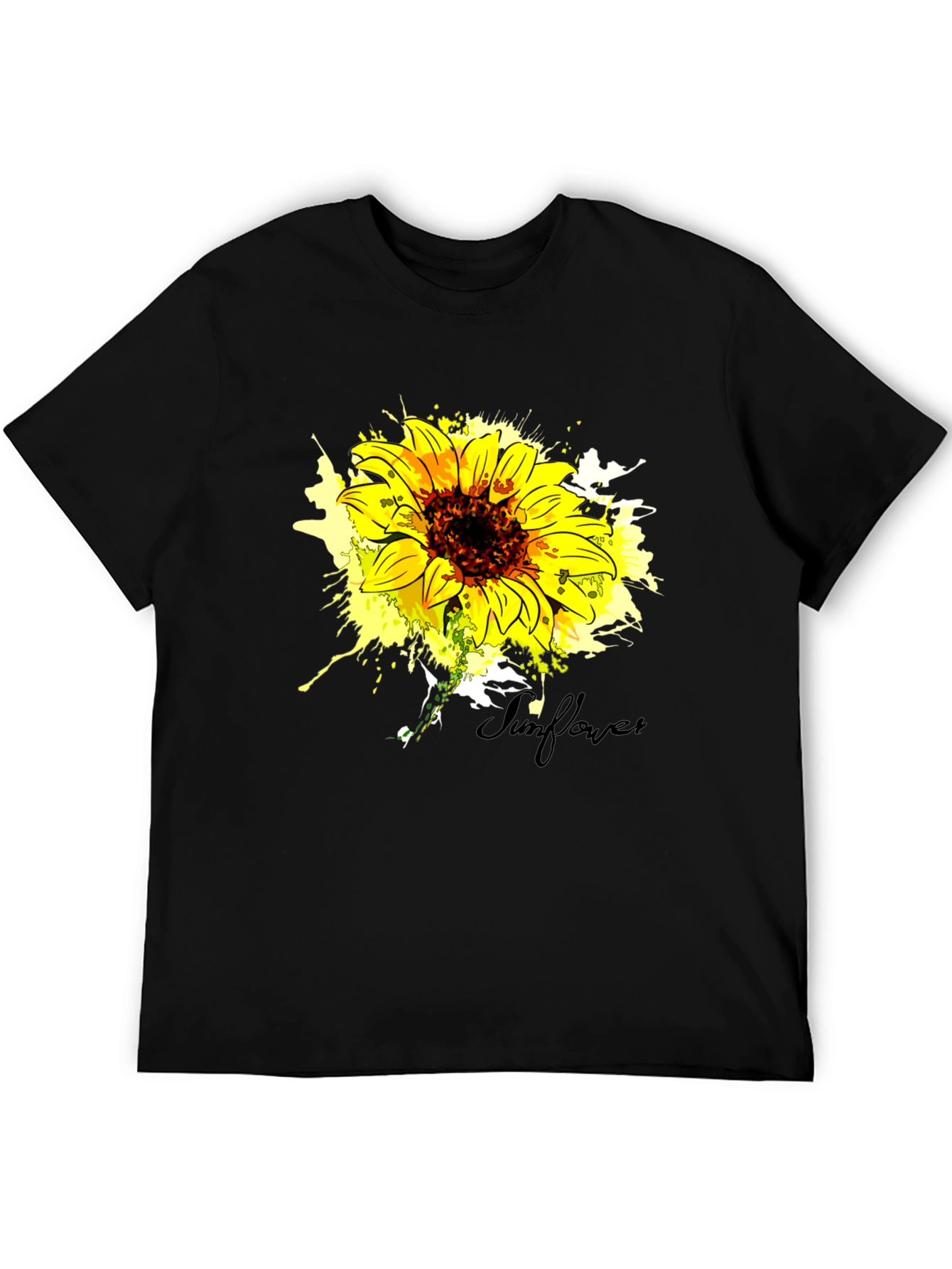 Sunflower Watercolor Graphic Tee