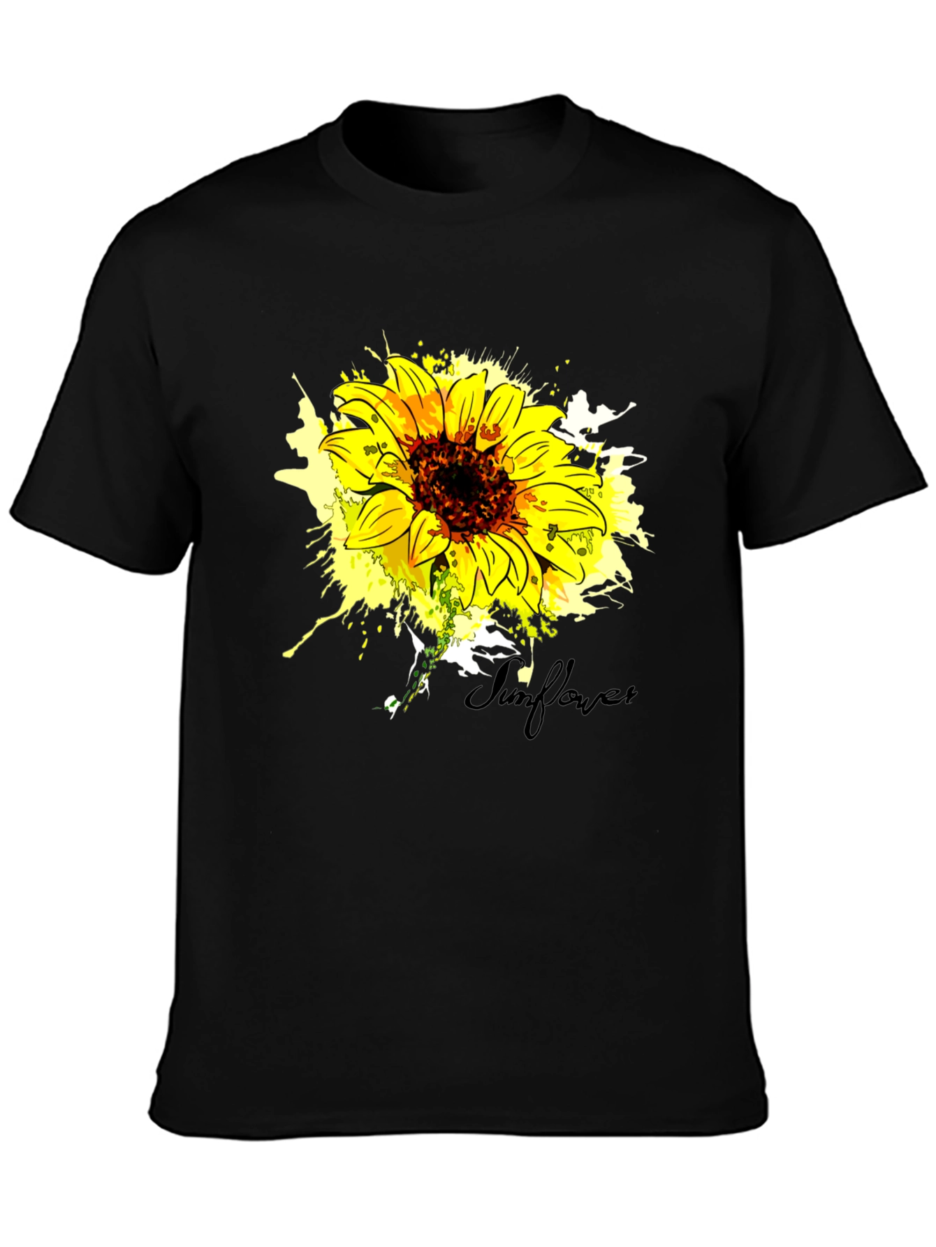 Sunflower Watercolor Graphic Tee