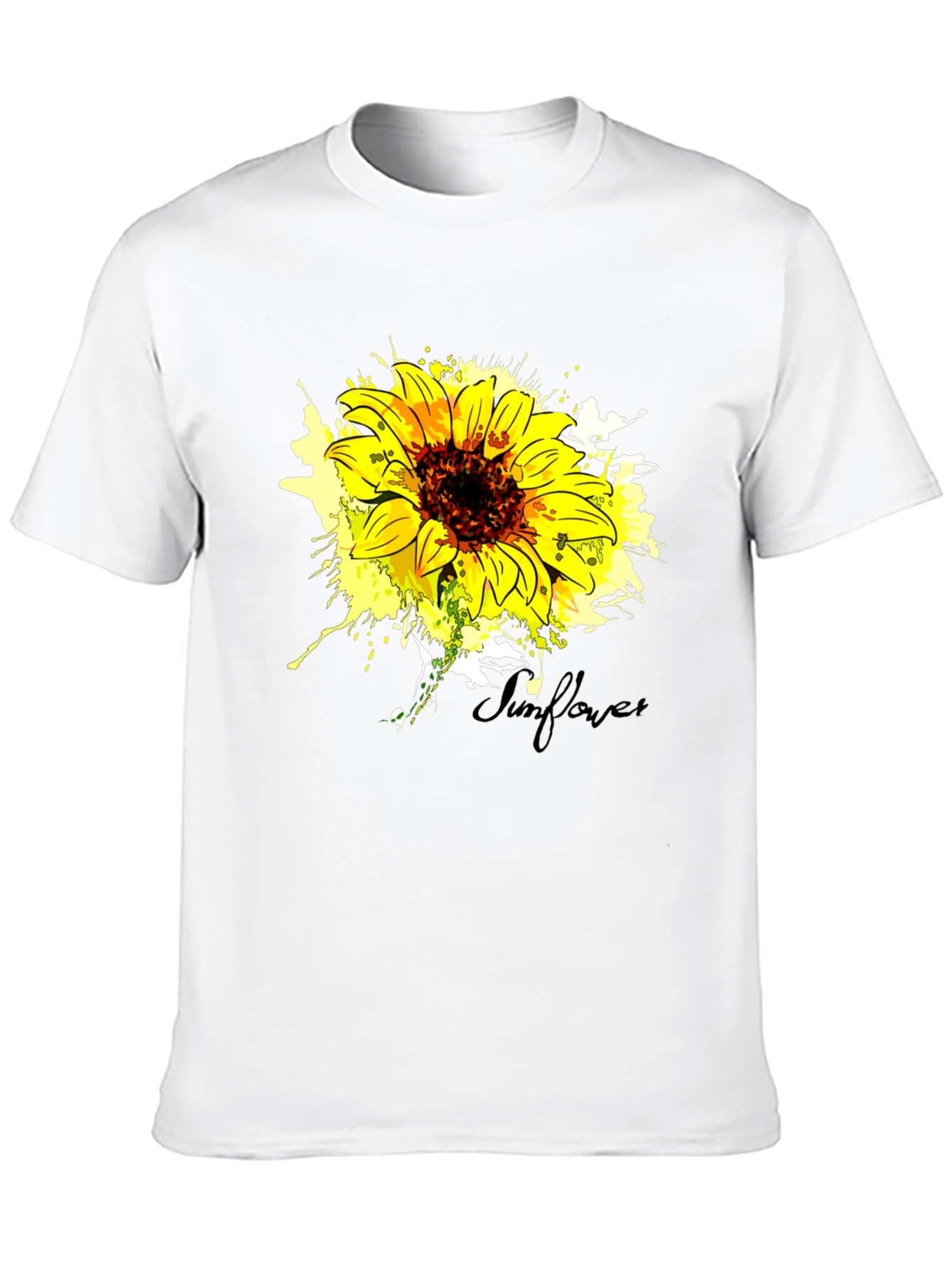 Sunflower Watercolor Graphic Tee