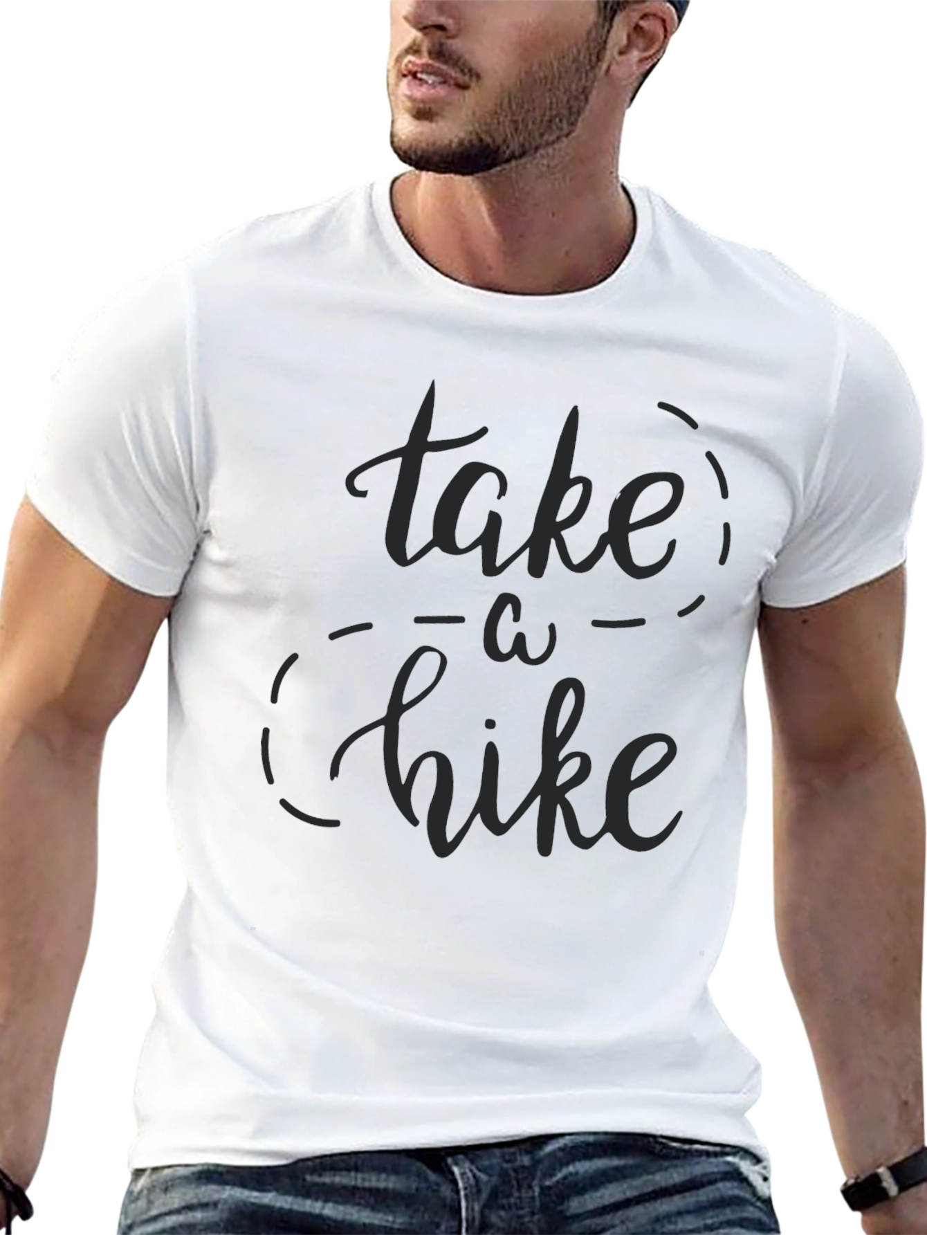 Take a Hike Black Graphic Tee