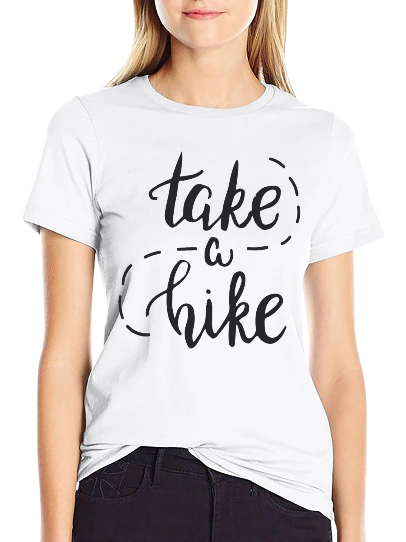 Take a Hike Black Graphic Tee