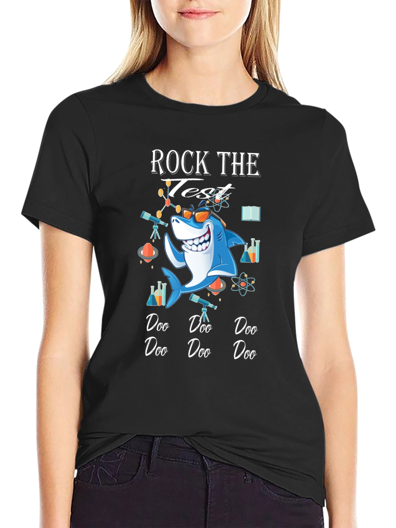 Rock The Test Shark T-Shirt