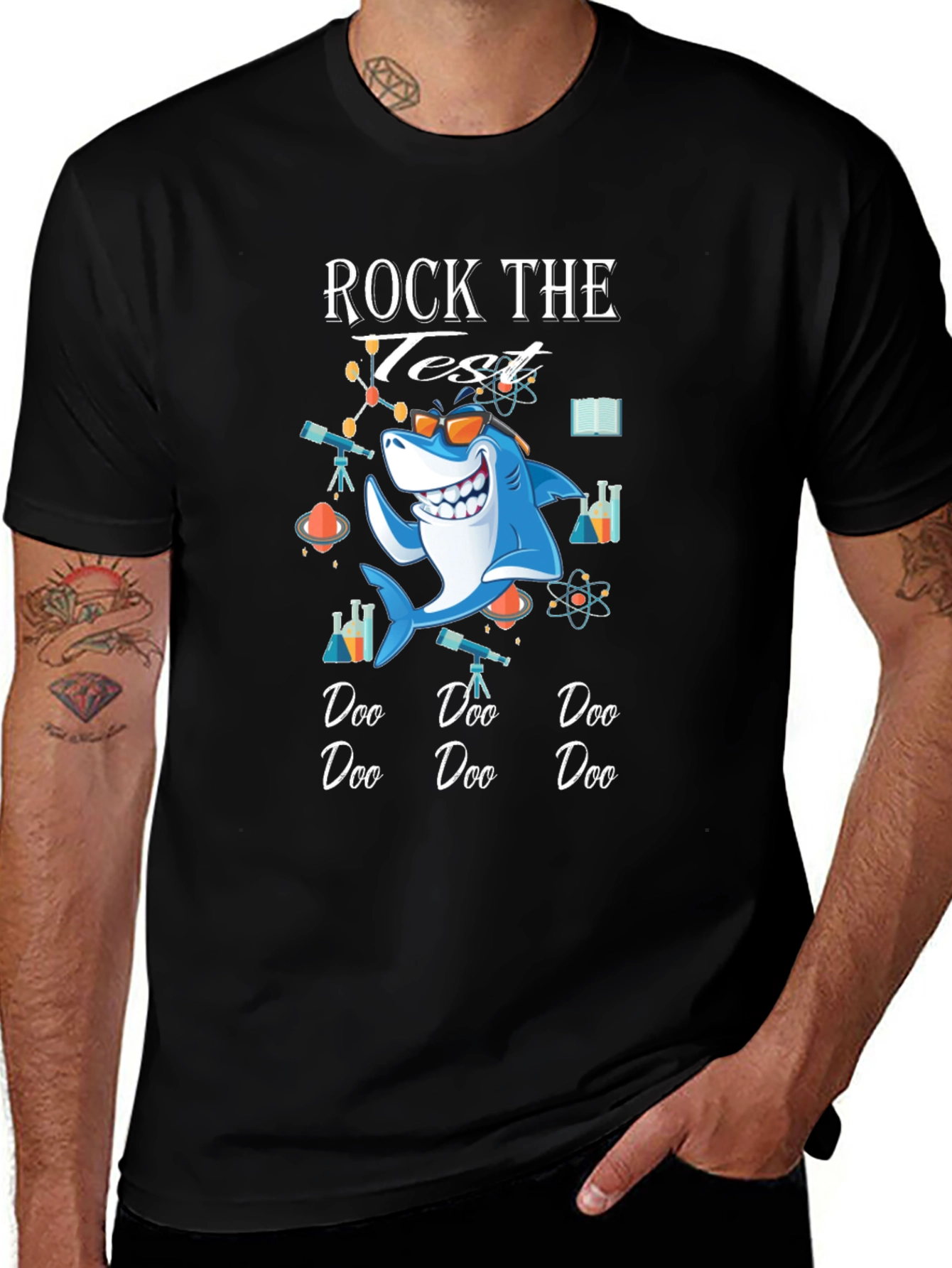 Rock The Test Shark T-Shirt