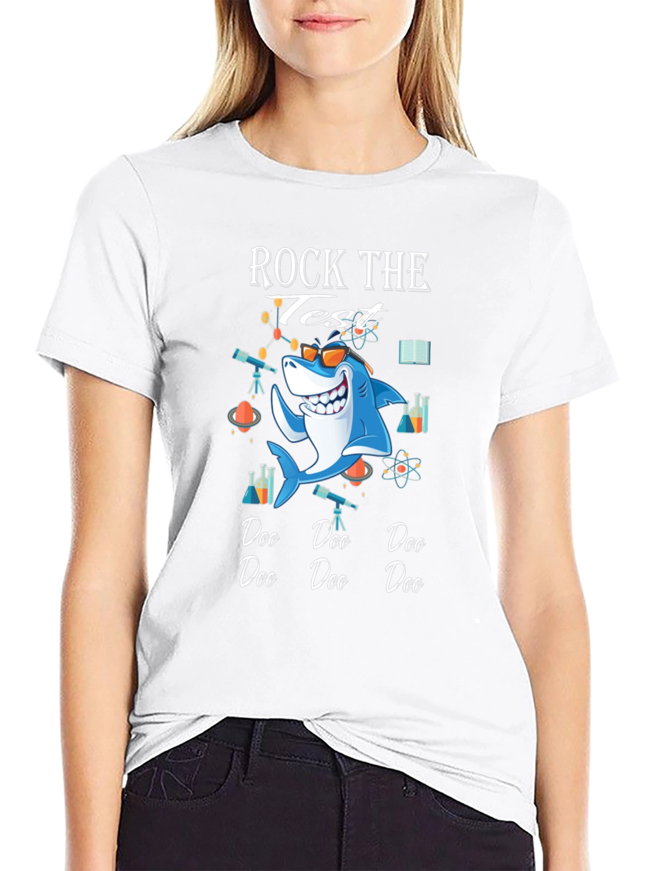 Rock The Test Shark T-Shirt