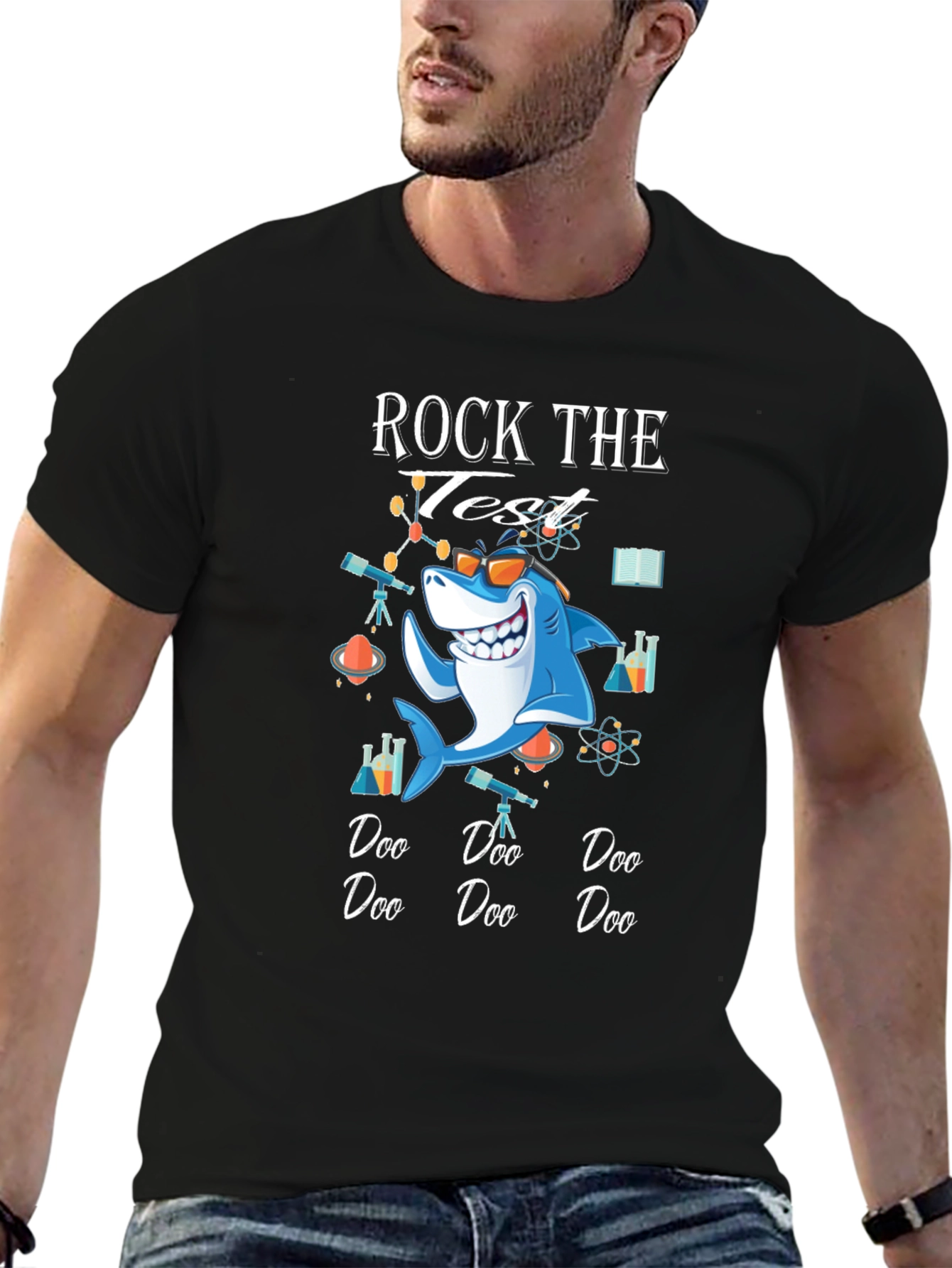 Rock The Test Shark T-Shirt