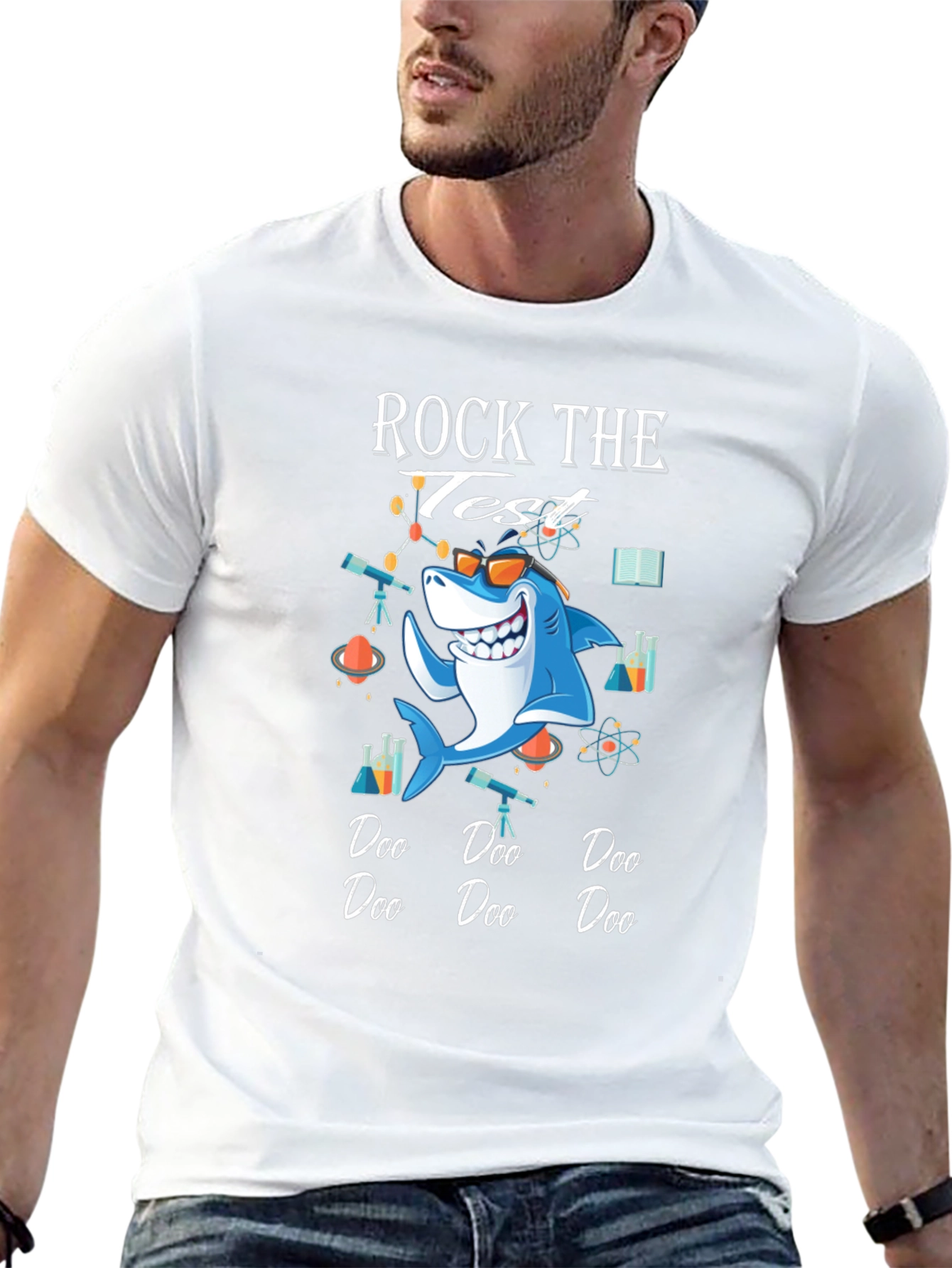 Rock The Test Shark T-Shirt
