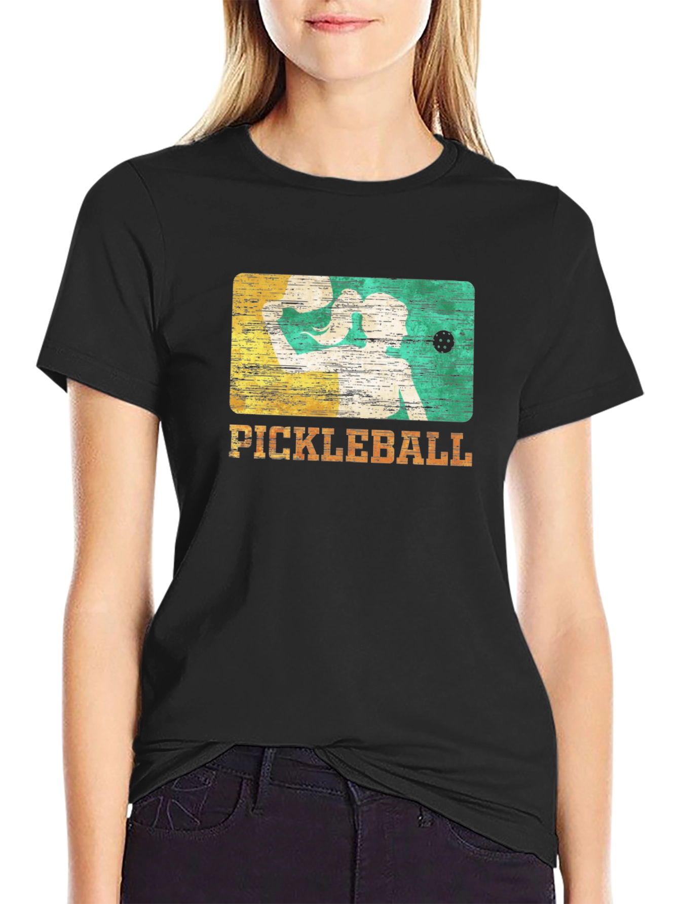 Pickleball Retro Graphic Tee