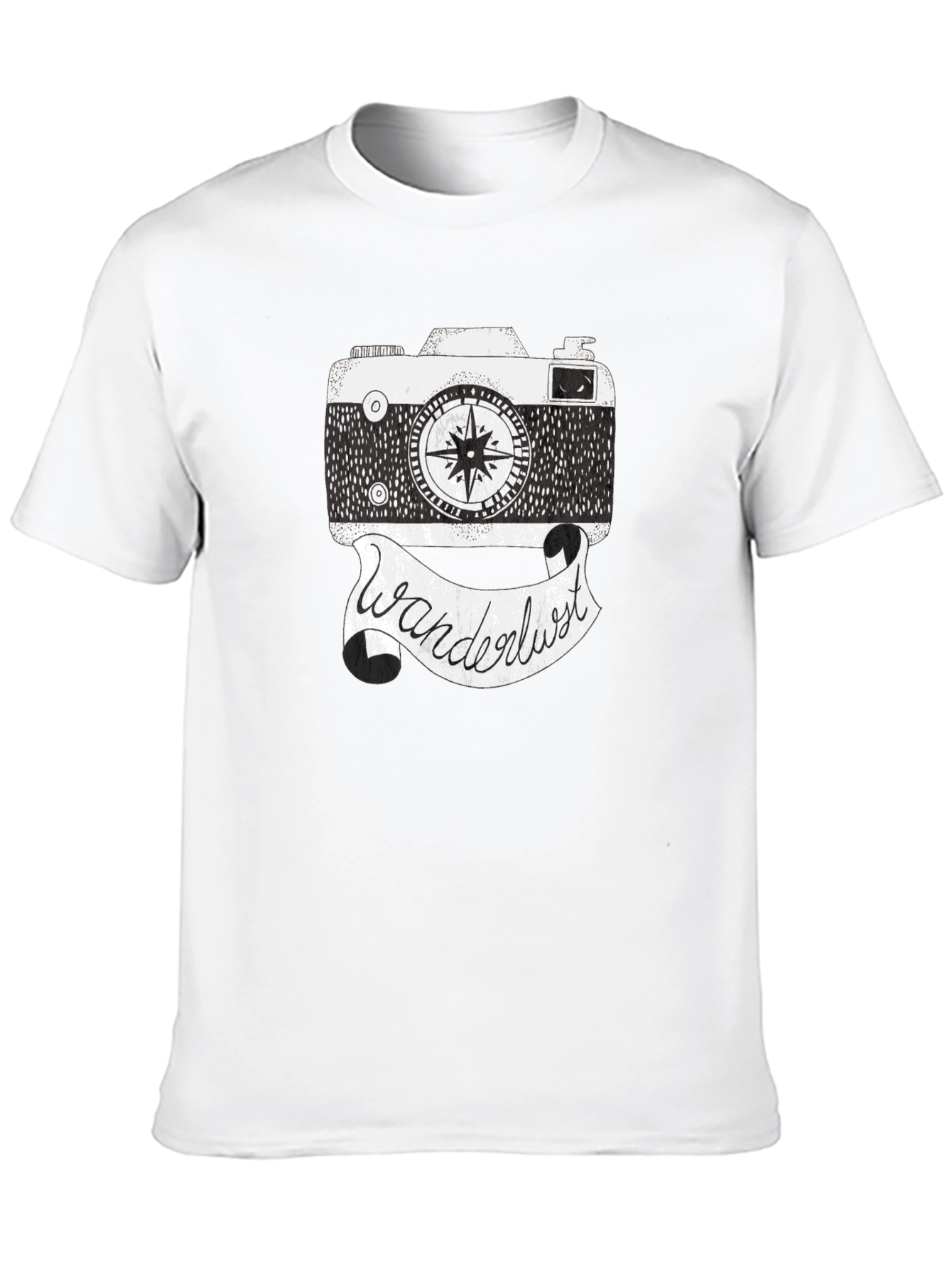 Wanderlust Camera Graphic Tee - Adventure Awaits!