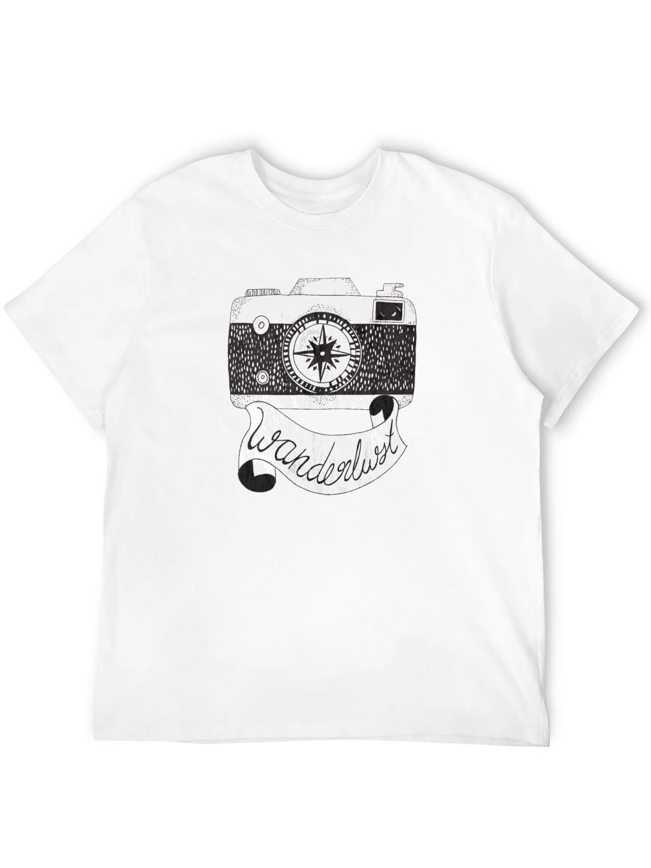 Wanderlust Camera Graphic Tee - Adventure Awaits!