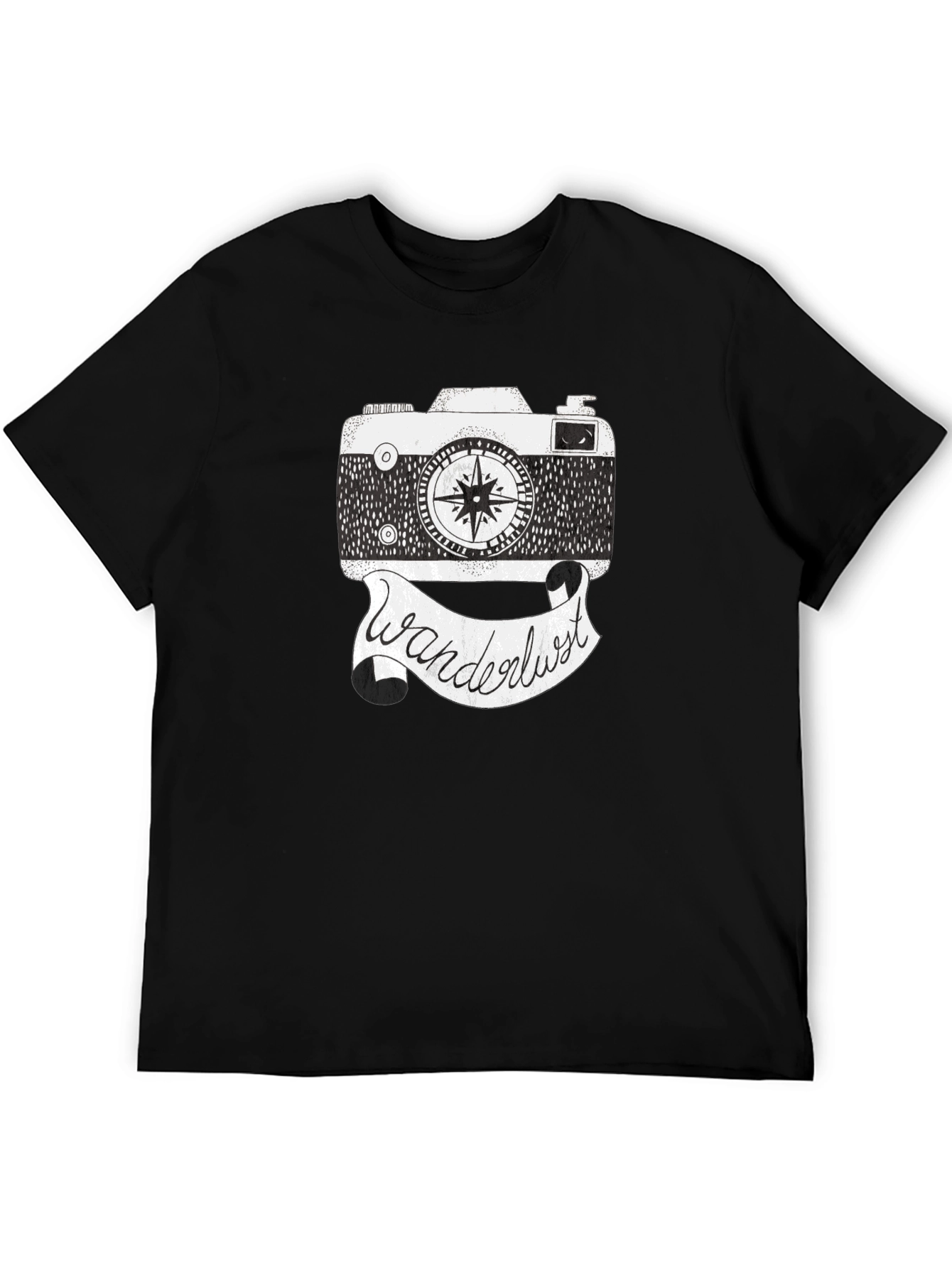Wanderlust Camera Graphic Tee - Adventure Awaits!
