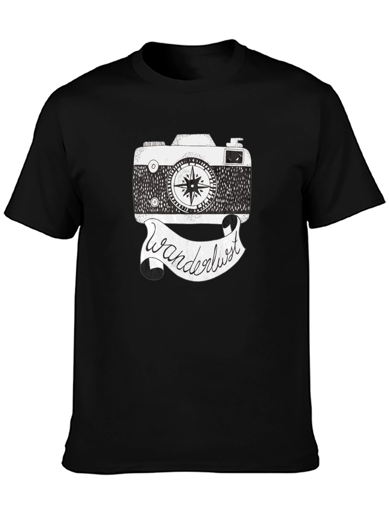 Wanderlust Camera Graphic Tee - Adventure Awaits!