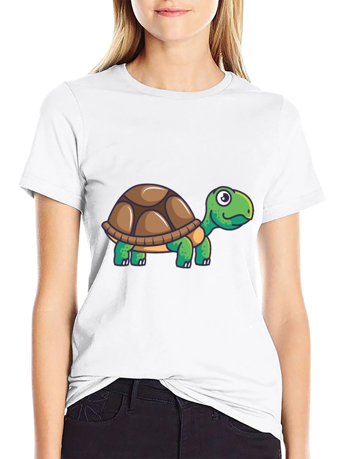 Turtle Graphic Tee - Cool Cartoon Design