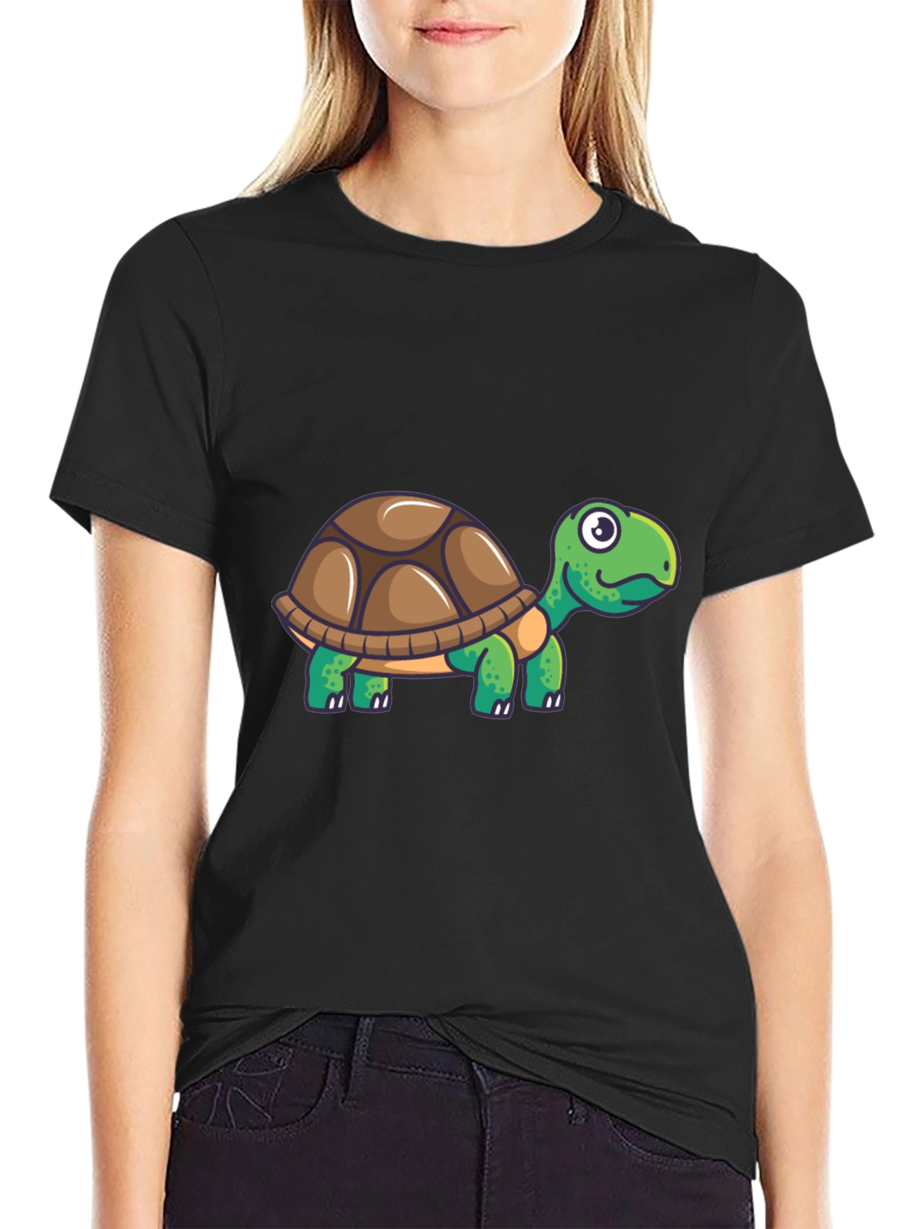 Turtle Graphic Tee - Cool Cartoon Design
