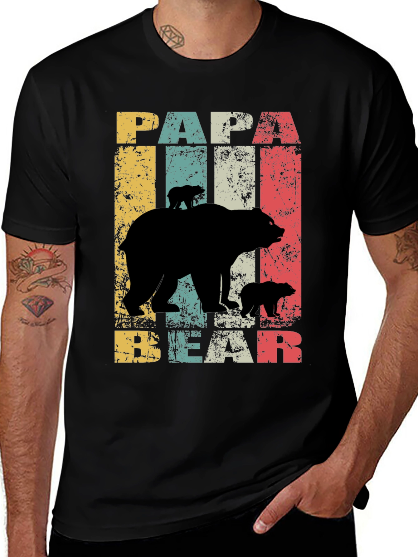 Papa Bear Tee - Dad Bear Shirt