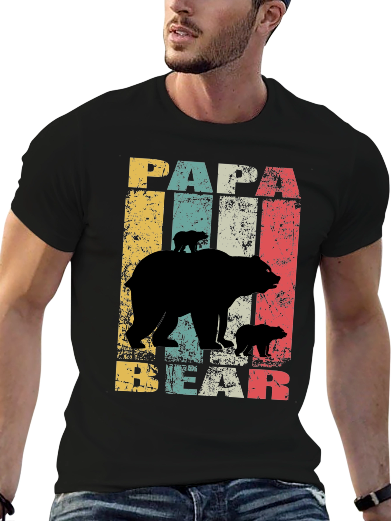 Papa Bear Tee - Dad Bear Shirt