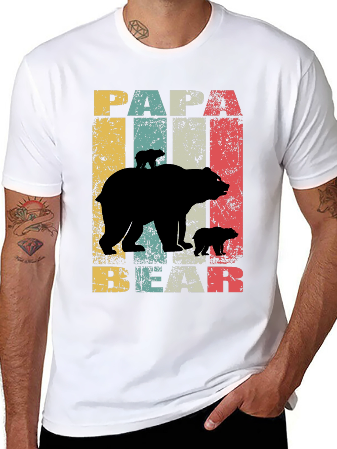 Papa Bear Tee - Dad Bear Shirt