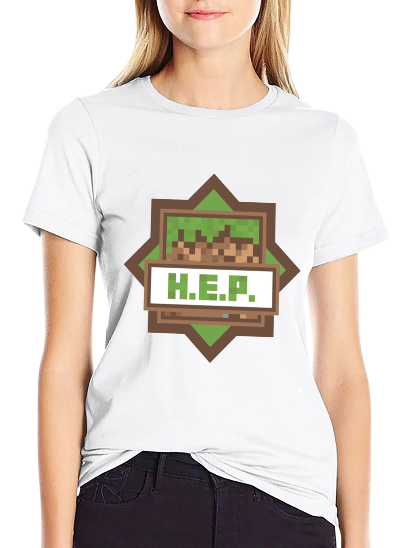 Pixel Art H.E.P. T-Shirt - Gamer Style