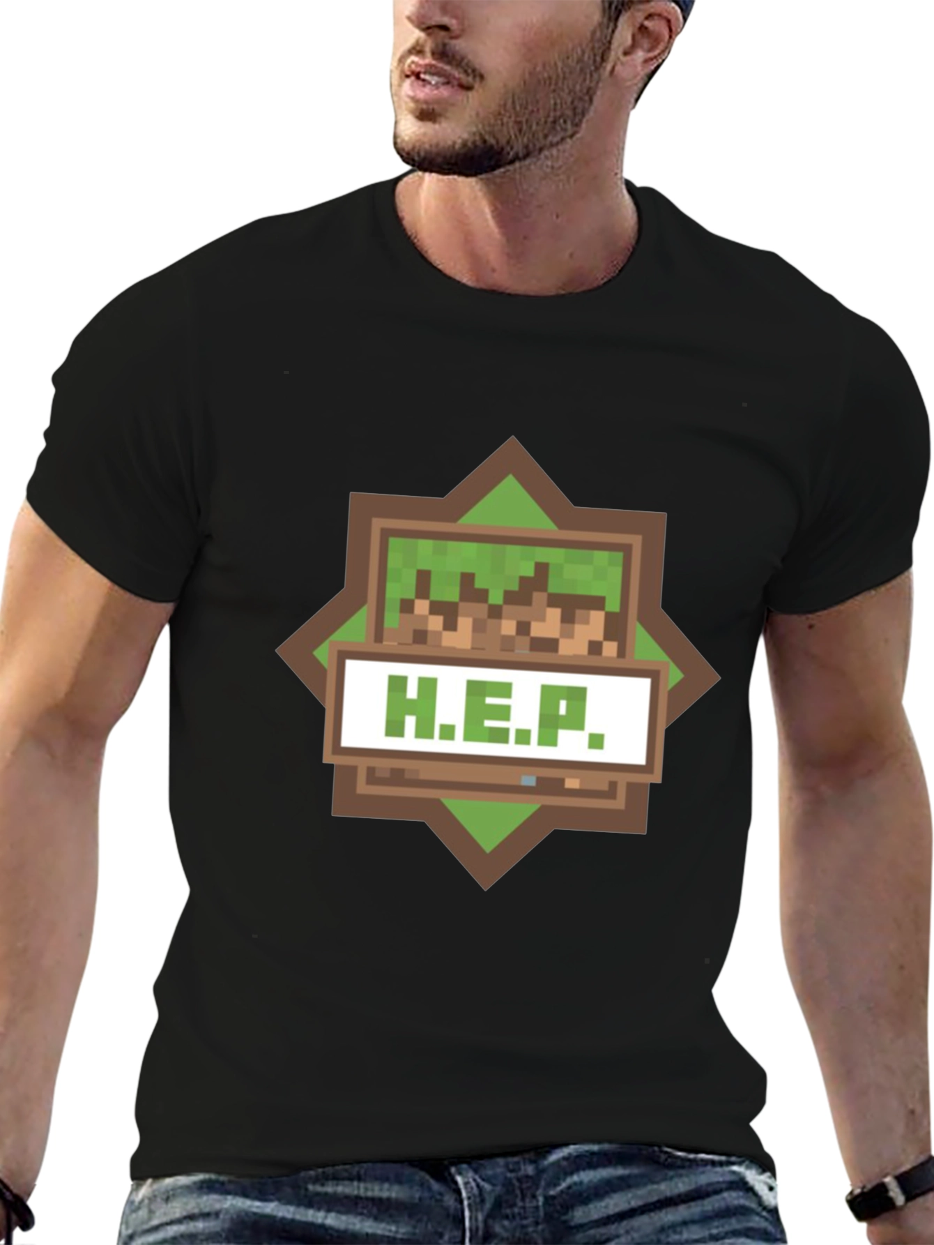 Pixel Art H.E.P. T-Shirt - Gamer Style