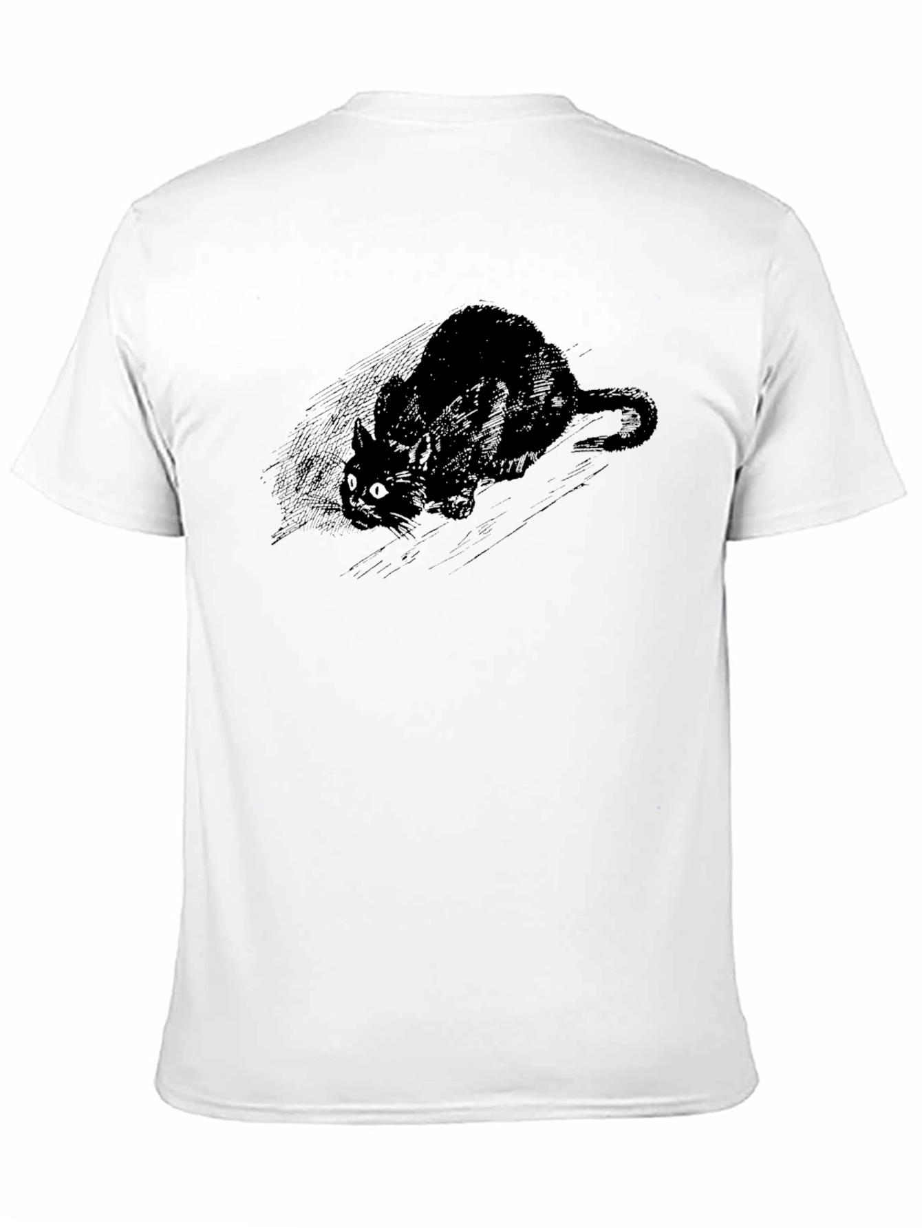Black Cat Tee - Creepy Cute Graphic T-Shirt
