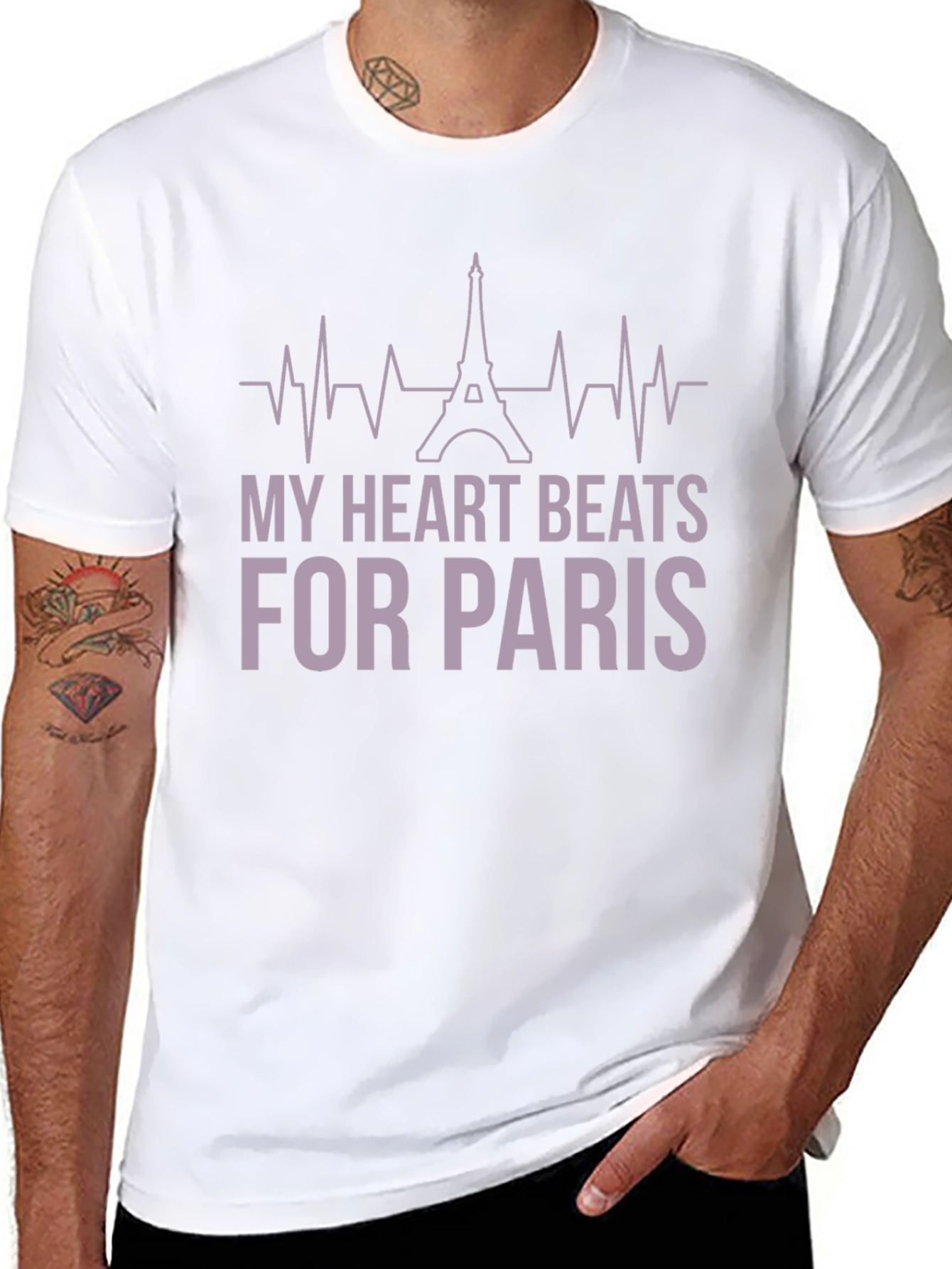 Paris Lover T-Shirt: My Heart Beats for Paris