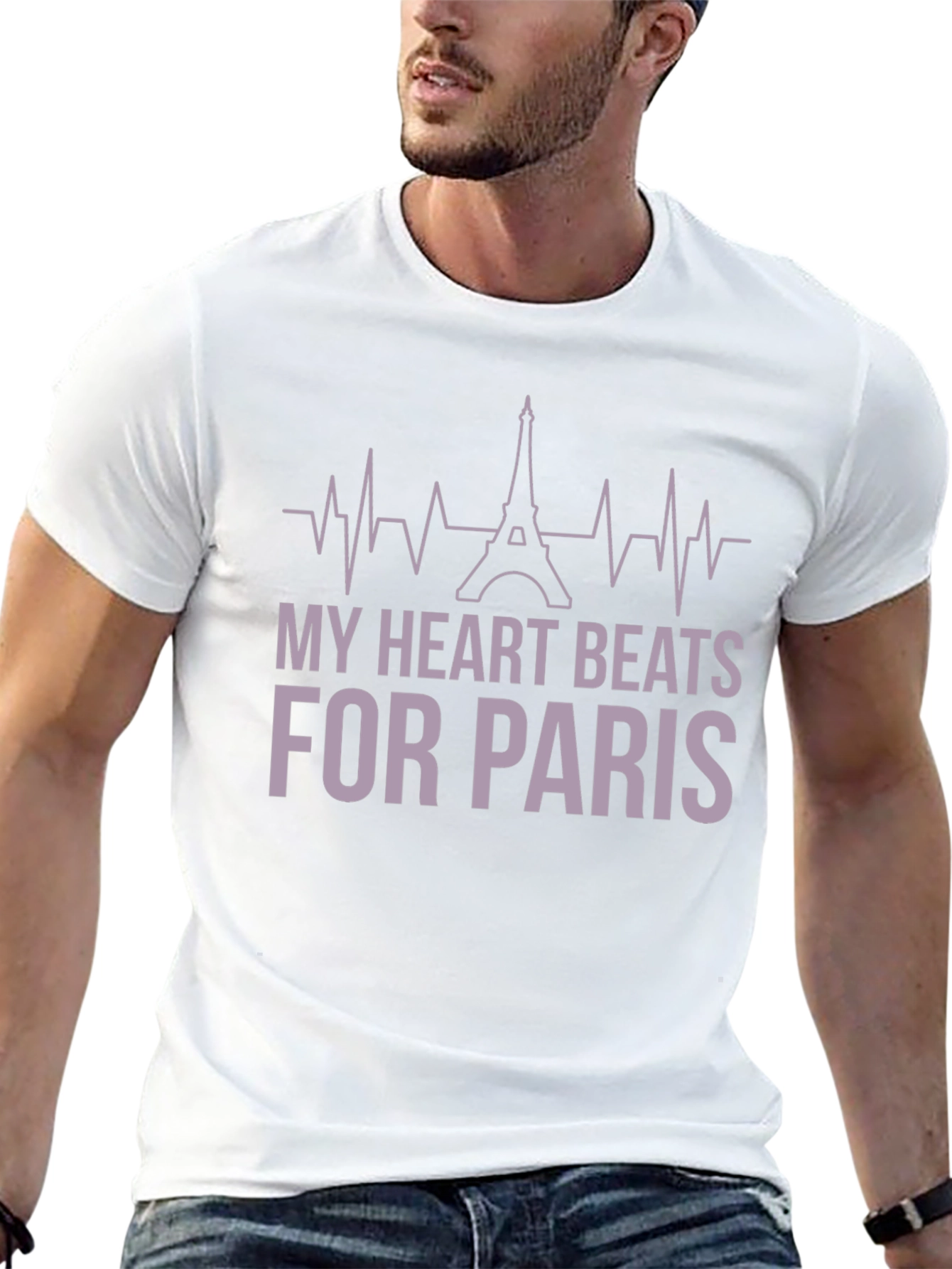 Paris Lover T-Shirt: My Heart Beats for Paris