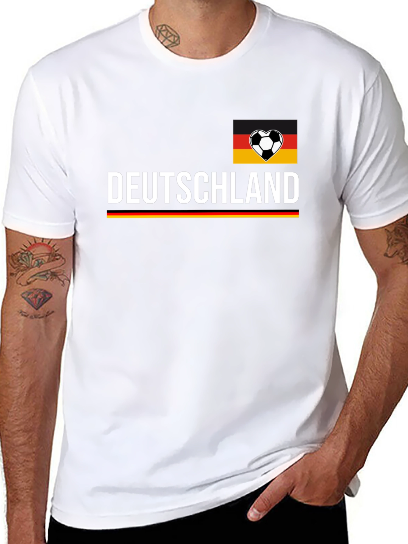 Deutschland Football Tee - German Pride T-Shirt