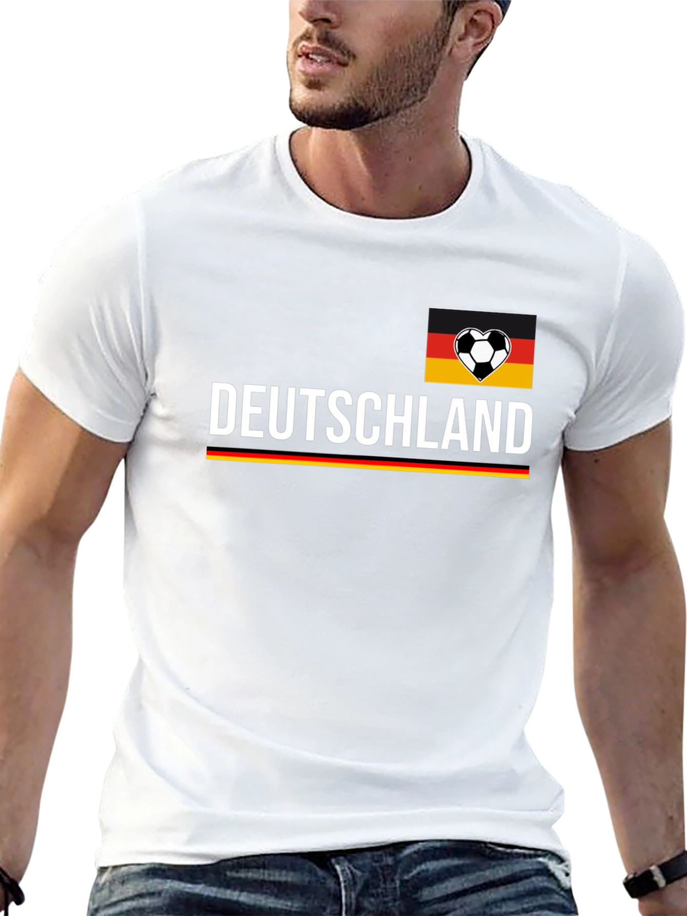 Deutschland Football Tee - German Pride T-Shirt