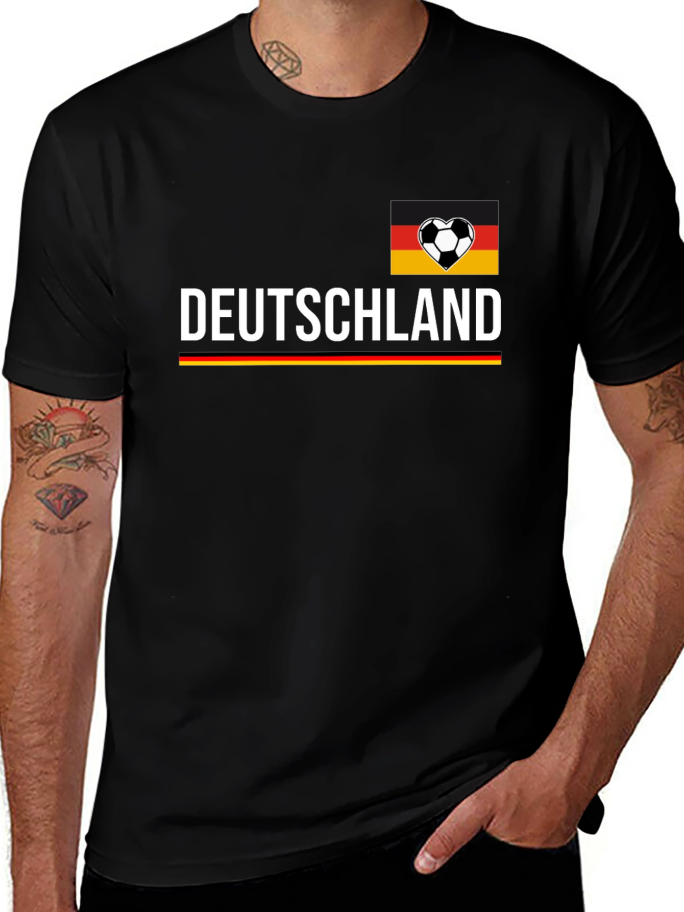 Deutschland Football Tee - German Pride T-Shirt