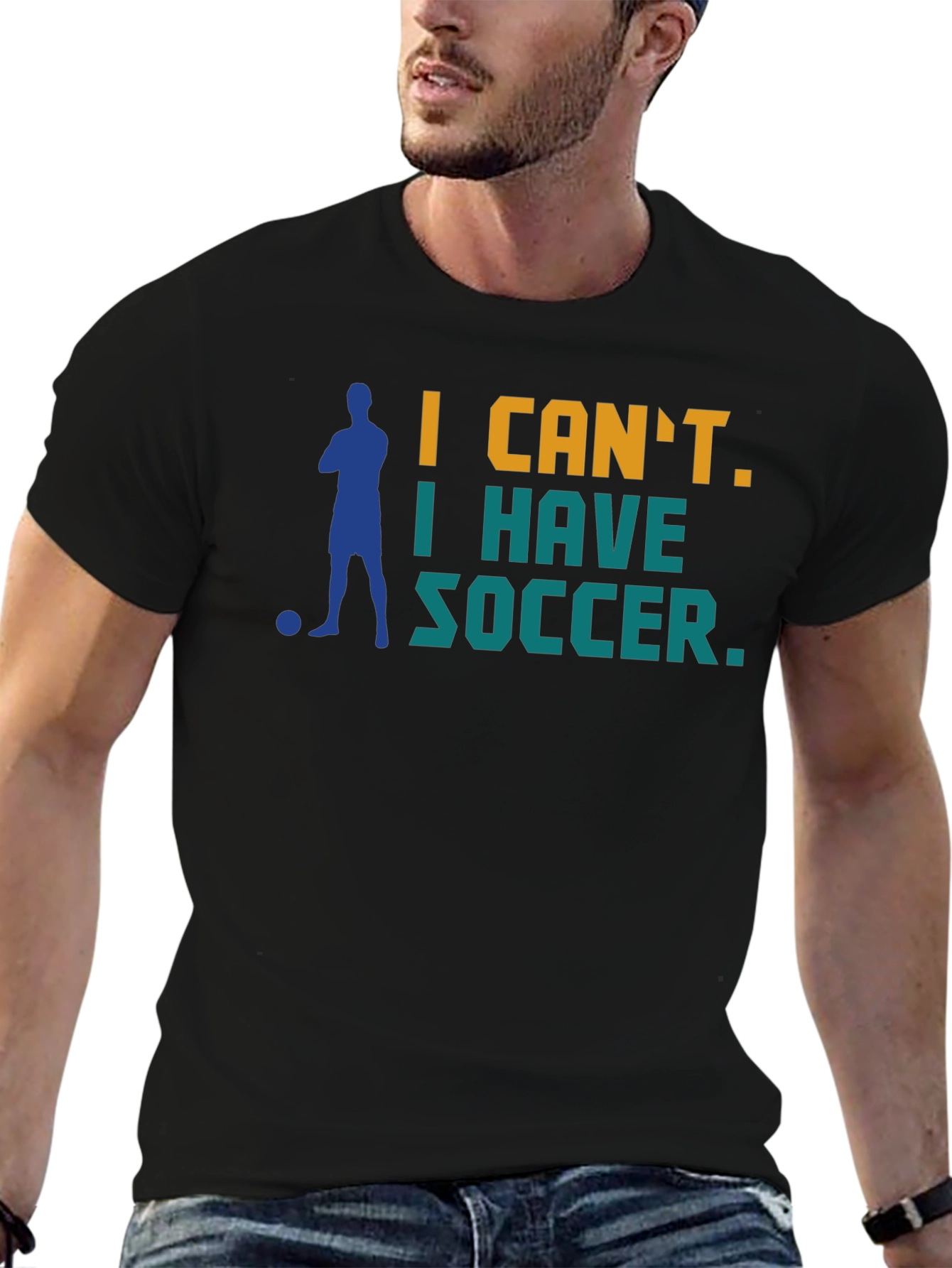 Funny Soccer Graphic T-Shirt