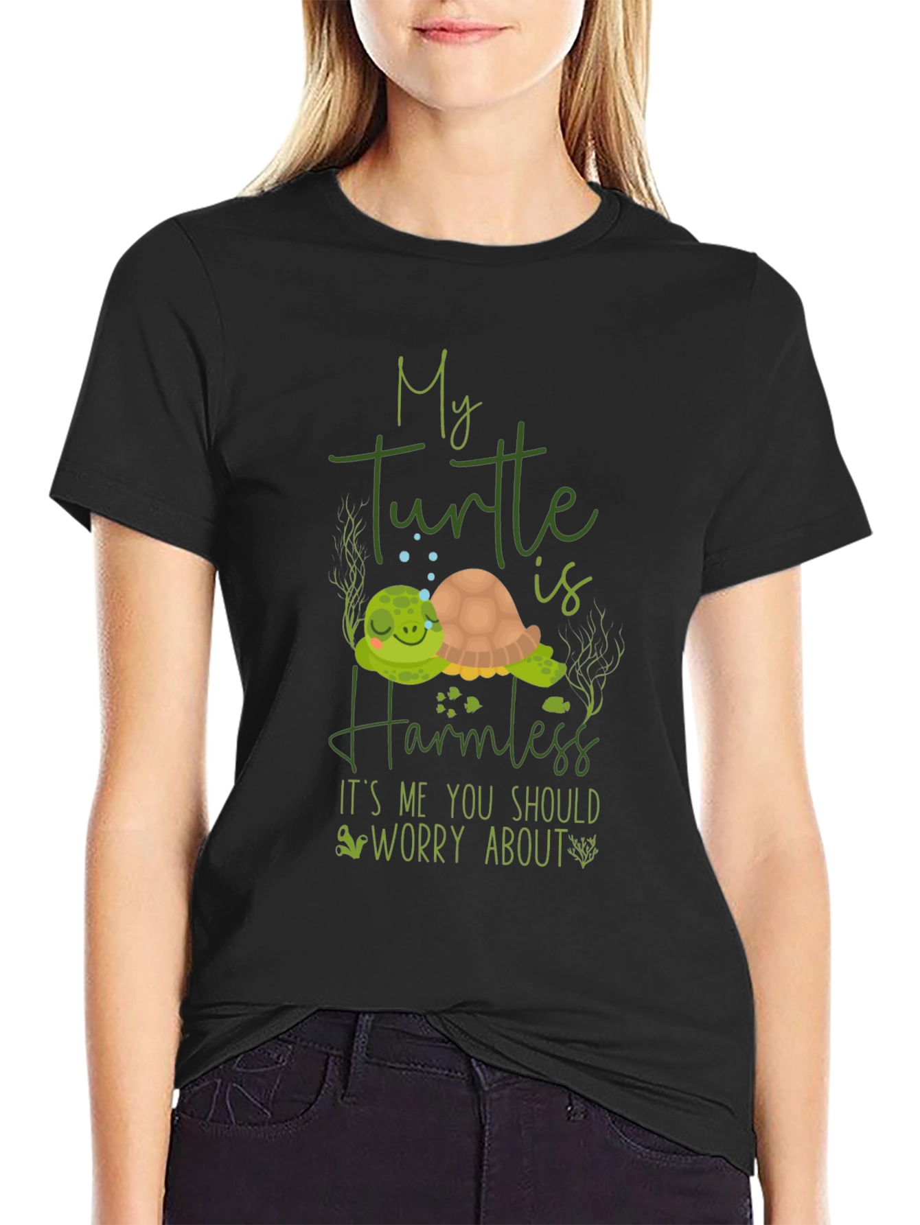 My Turtle is Harmless Graphic T-Shirt